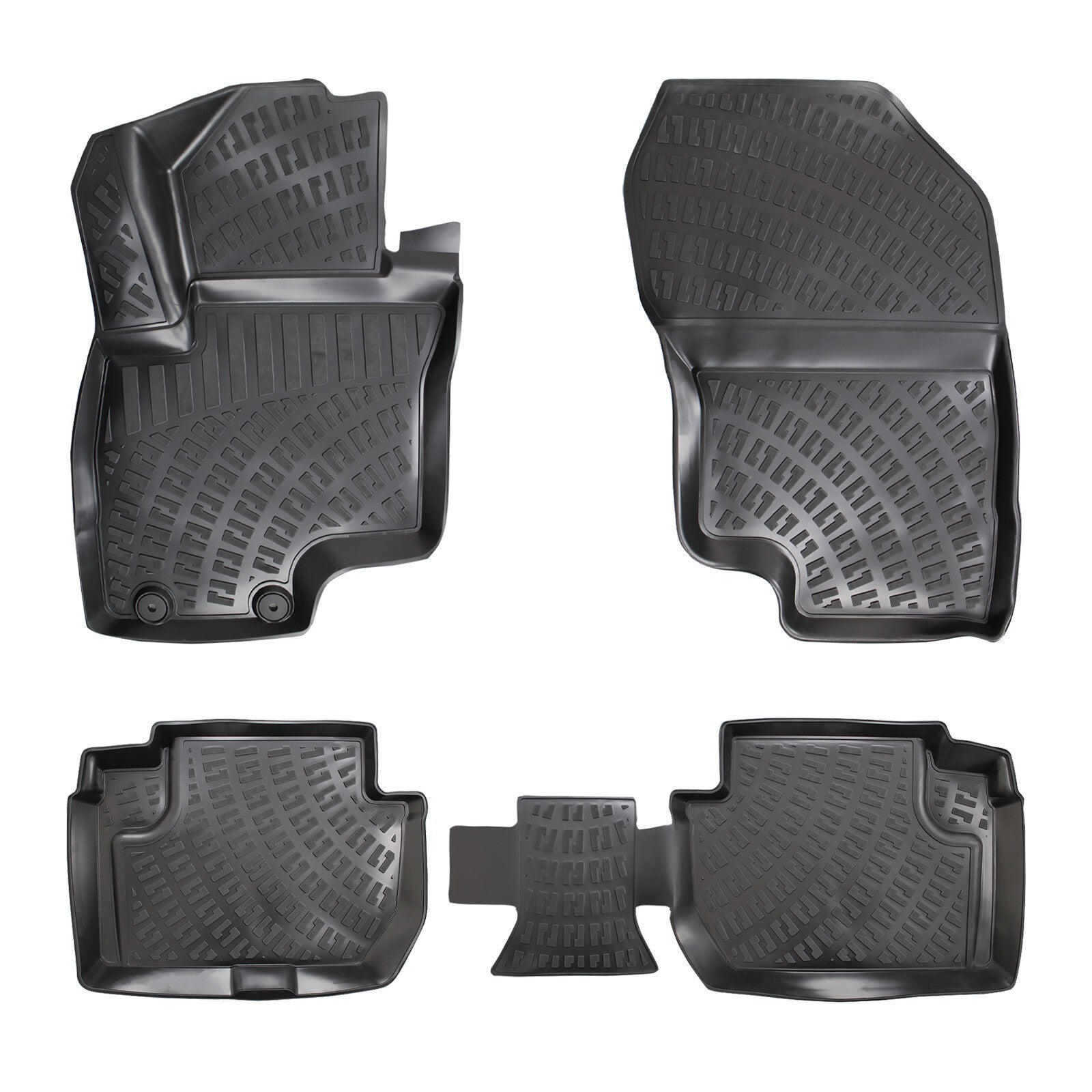 Floor Mats Liners For Mitsubishi Outlander 2005-2009 All Weather Heavy Duty Rugs