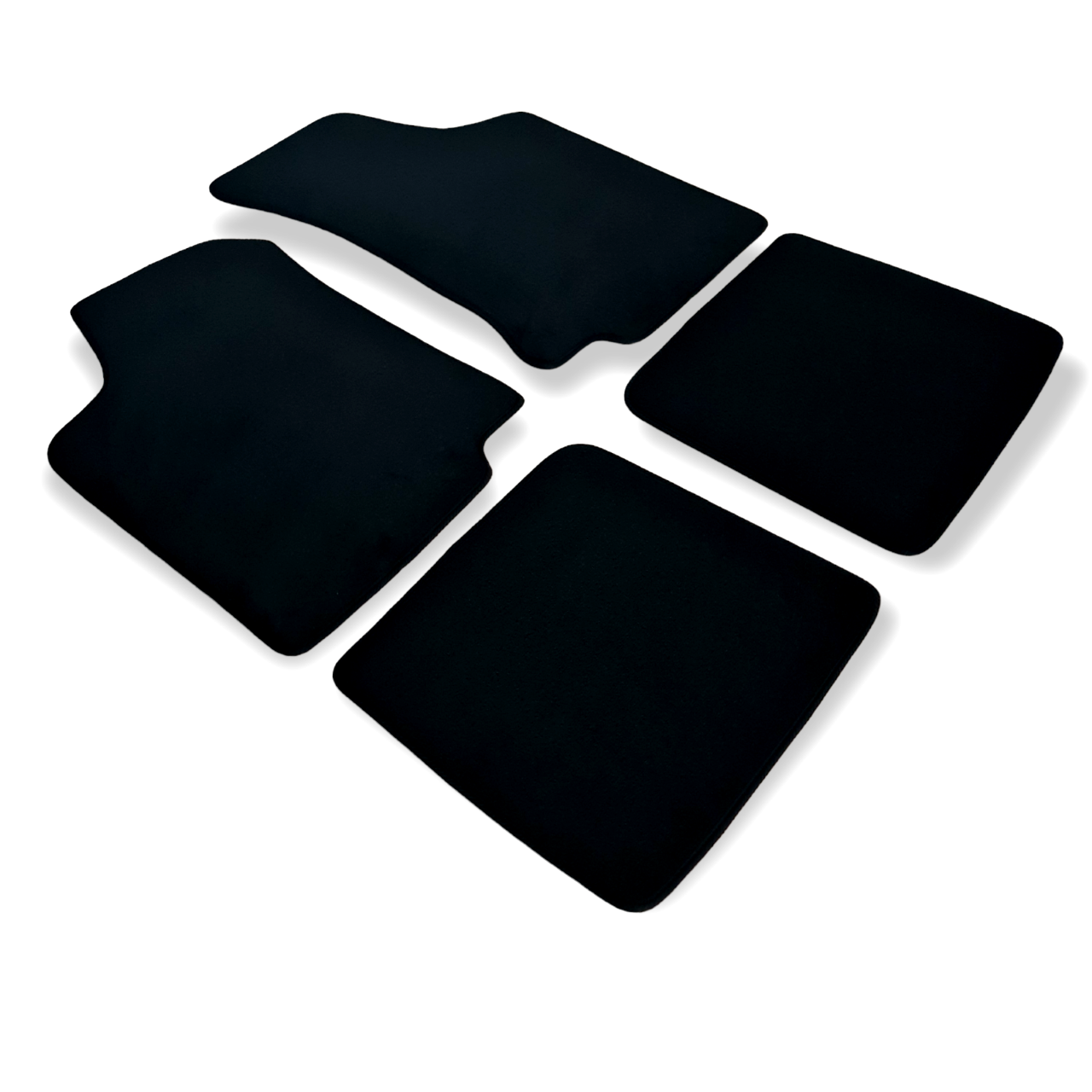 Velour Car Floor Mats For VW Golf MK3 Waterproof Black Carpet Rugs Auto Liners