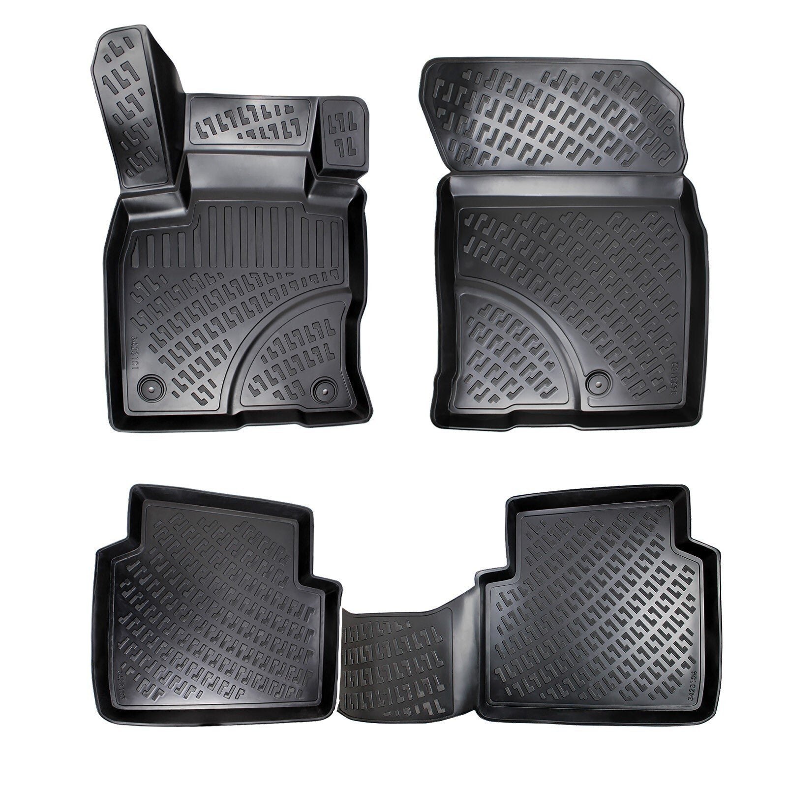 Floor Mats Liners For Lincoln Corsair 2019-2023 All Weather Heavy Duty Car Rugs