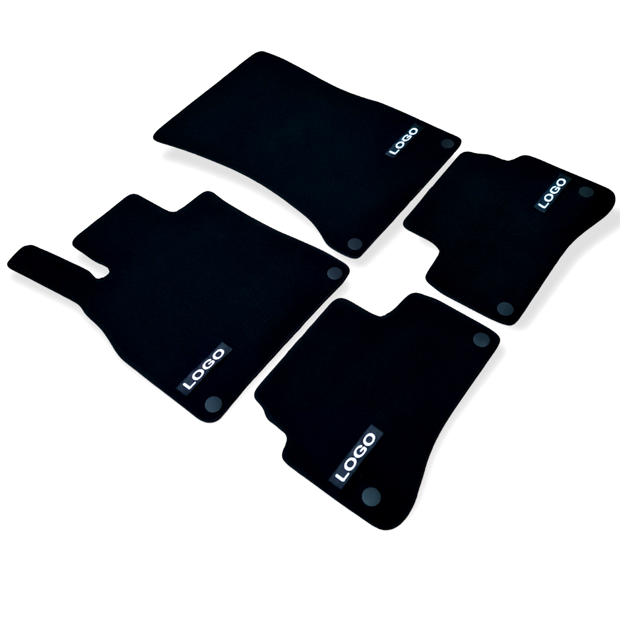 Velour Car Floor Mats For Mercedes S Class AMG W222 Carpet Waterproof Black New