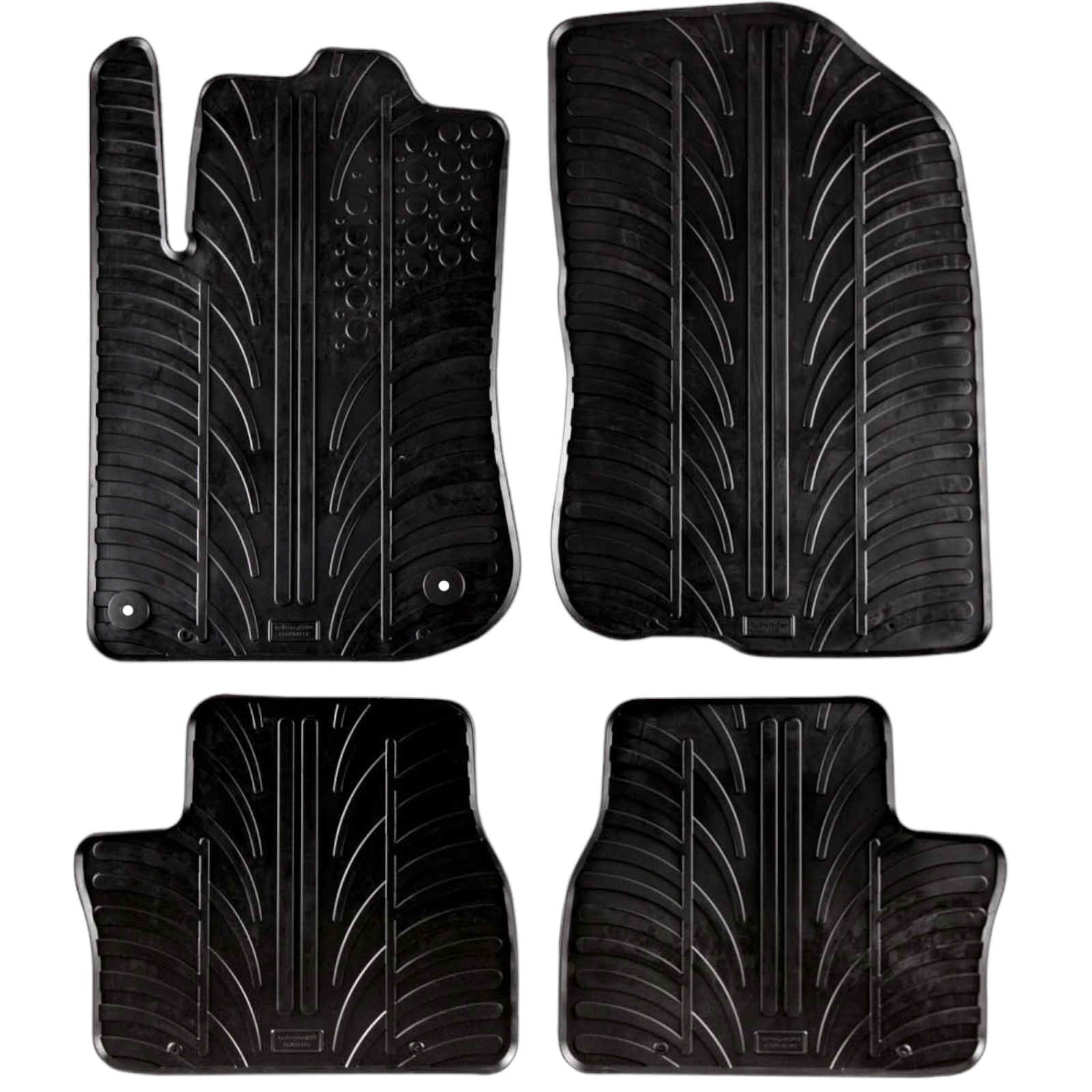 Rubber Car Floor Mats For Peugeot 2008 All Weather Heavy Duty Rugs Auto Liners