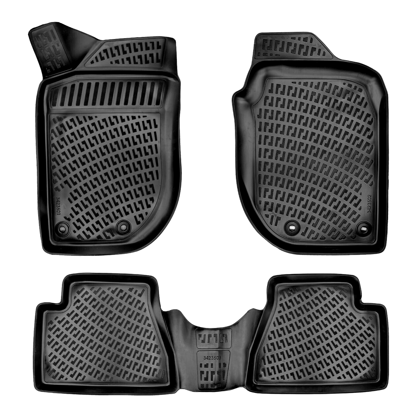 Car Floor Mats Liners For Land Rover Freelander 1997-2006 All Weather Auto Rugs