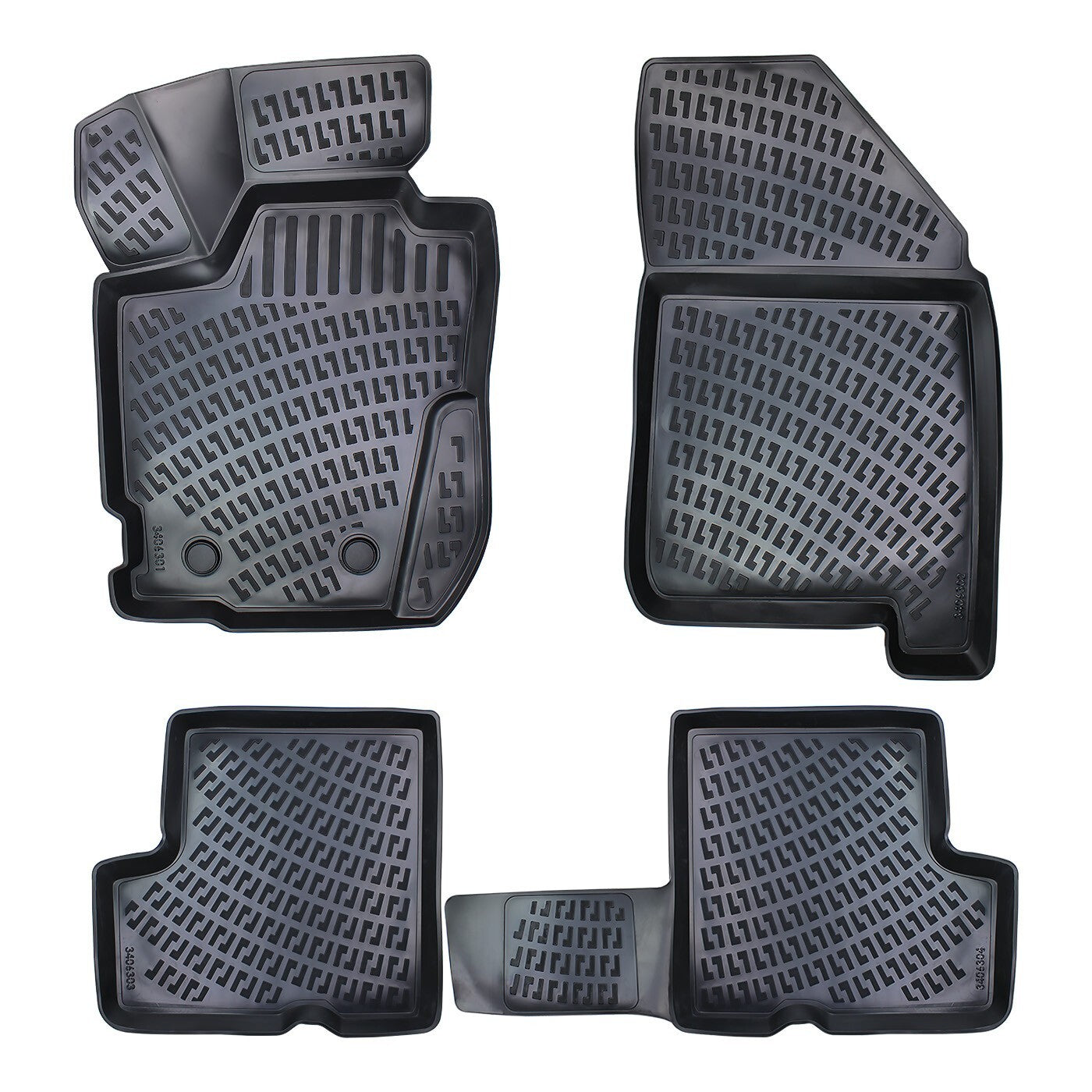 Floor Mats Liners For Dacia Duster 2023-2024 4x4 All Weather Heavy Duty Car Rugs