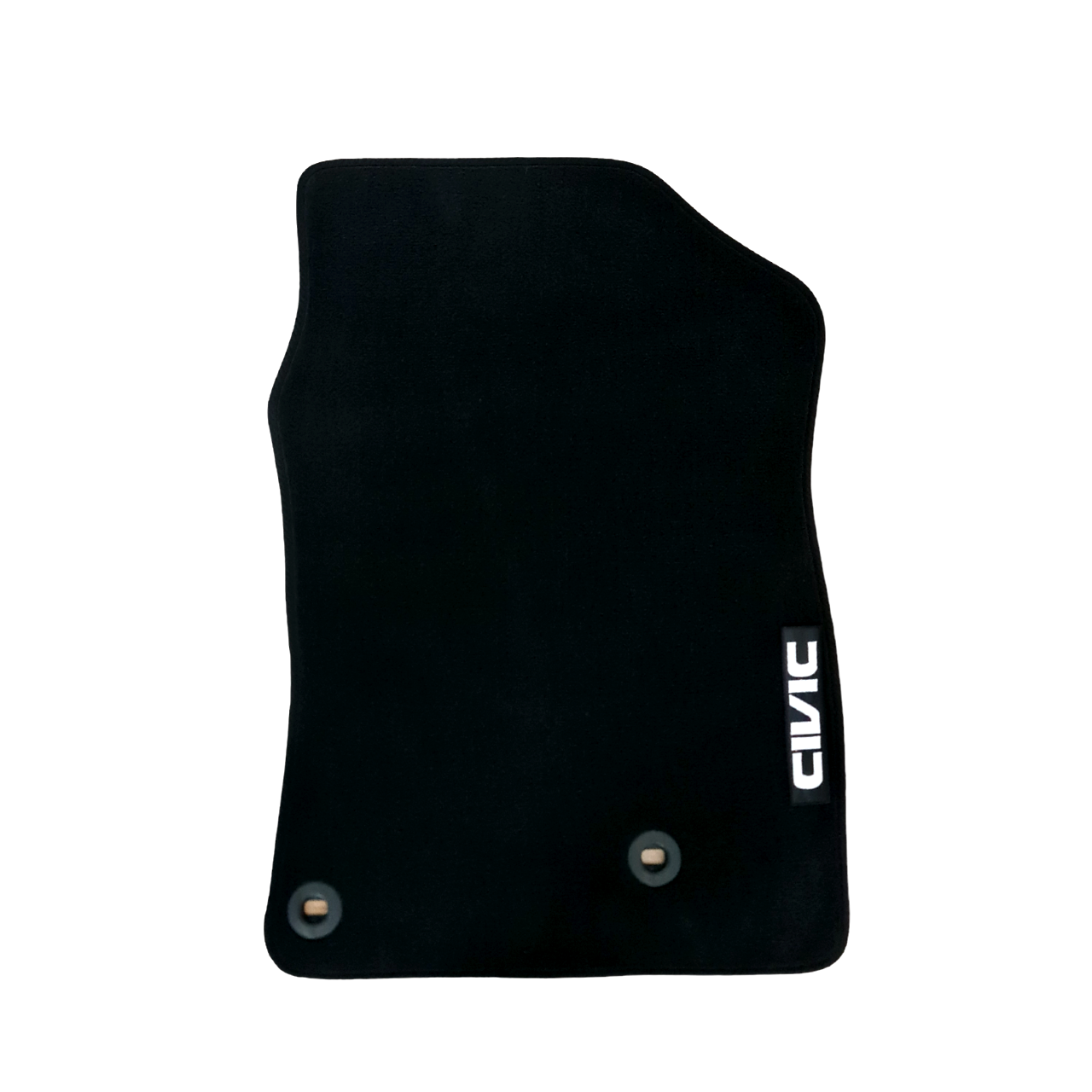 Car Floor Mats For Honda Civic Waterproof Velour Black Carpet Rugs Auto Liners