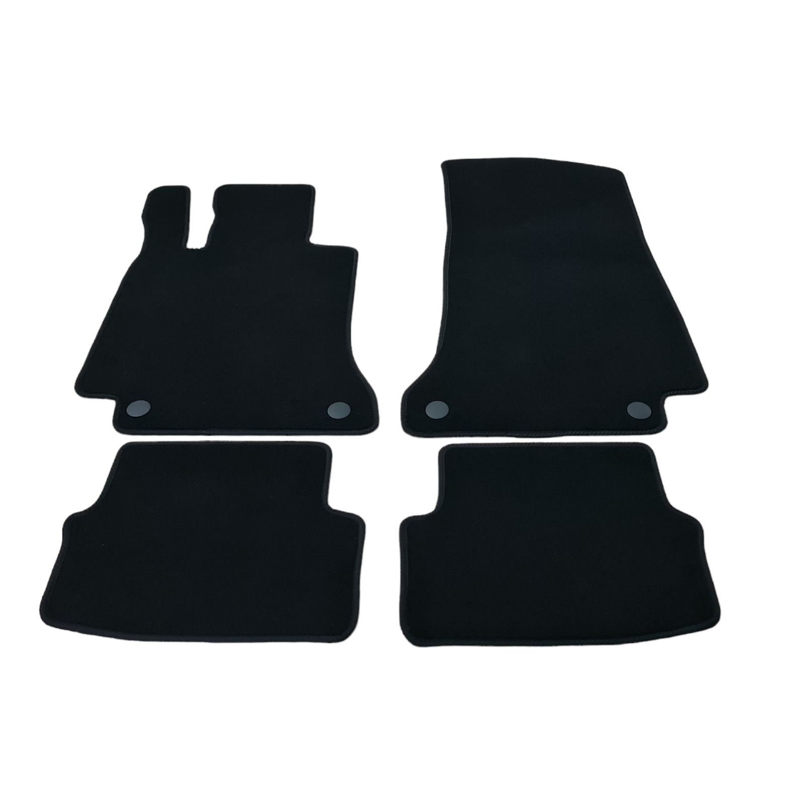 Velour Car Floor Mats For Mercedes C Class Coupe Auto Liners Waterproof Black MB