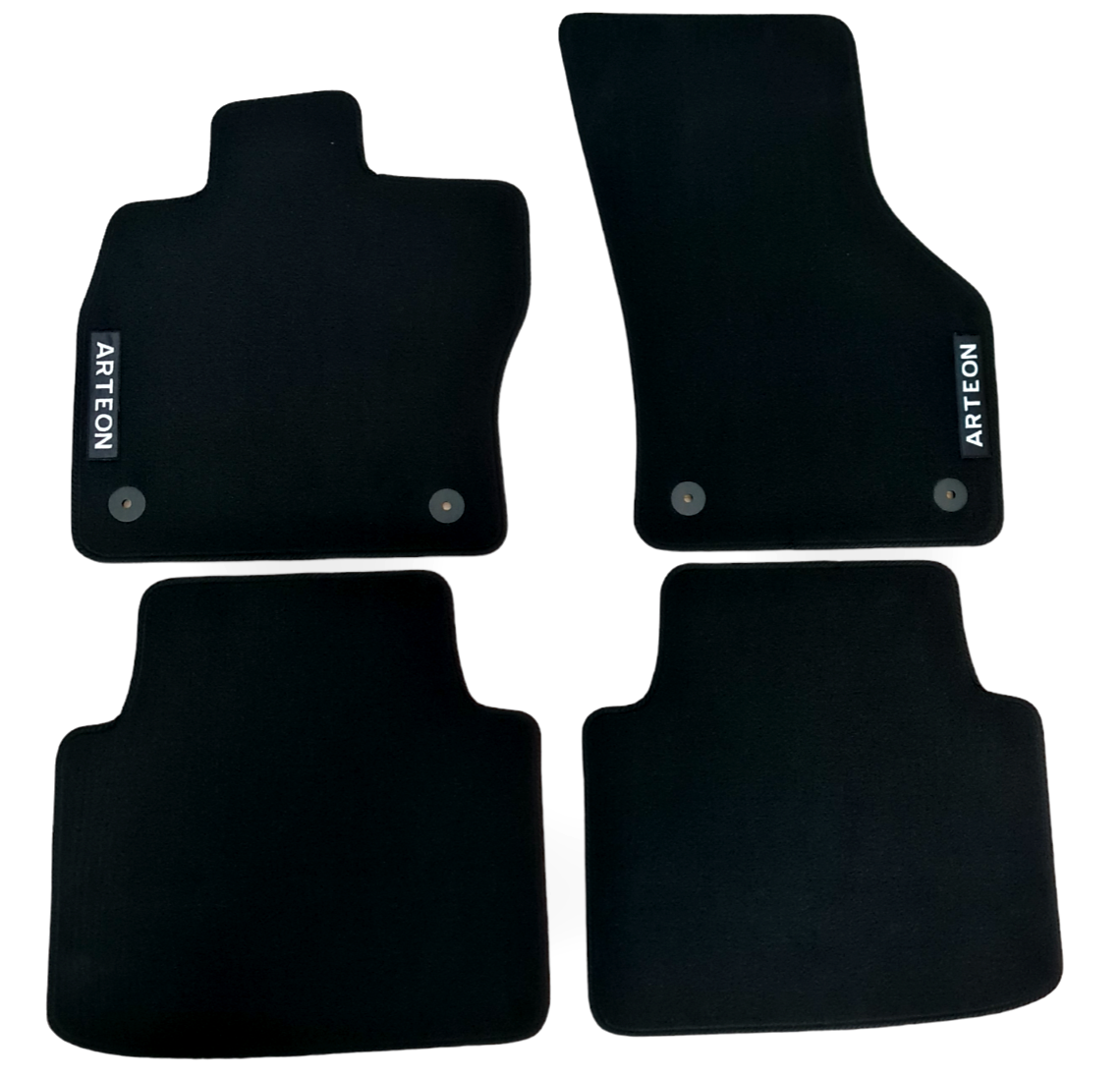 Car Floor Mats For VW Arteon Velour Waterproof Black Carpet Auto Liners New