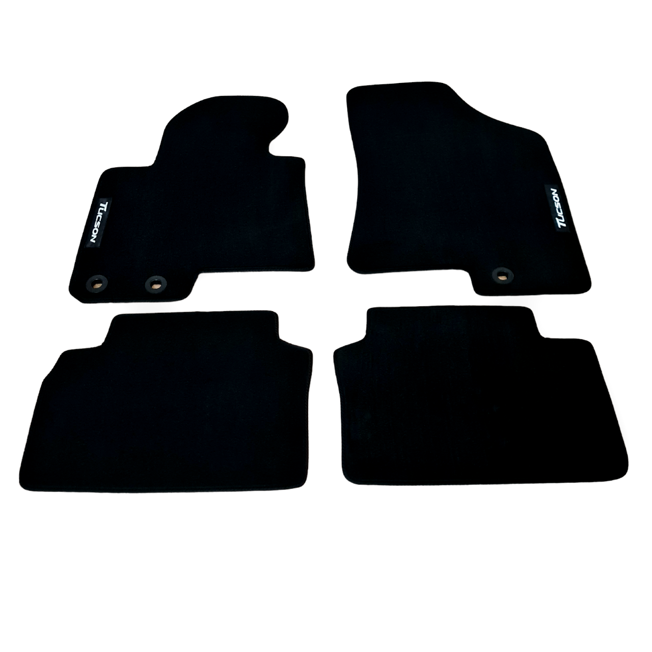 Car Floor Mats For Hyundai Tucson Velour Waterproof Black Carpet Auto Liners New