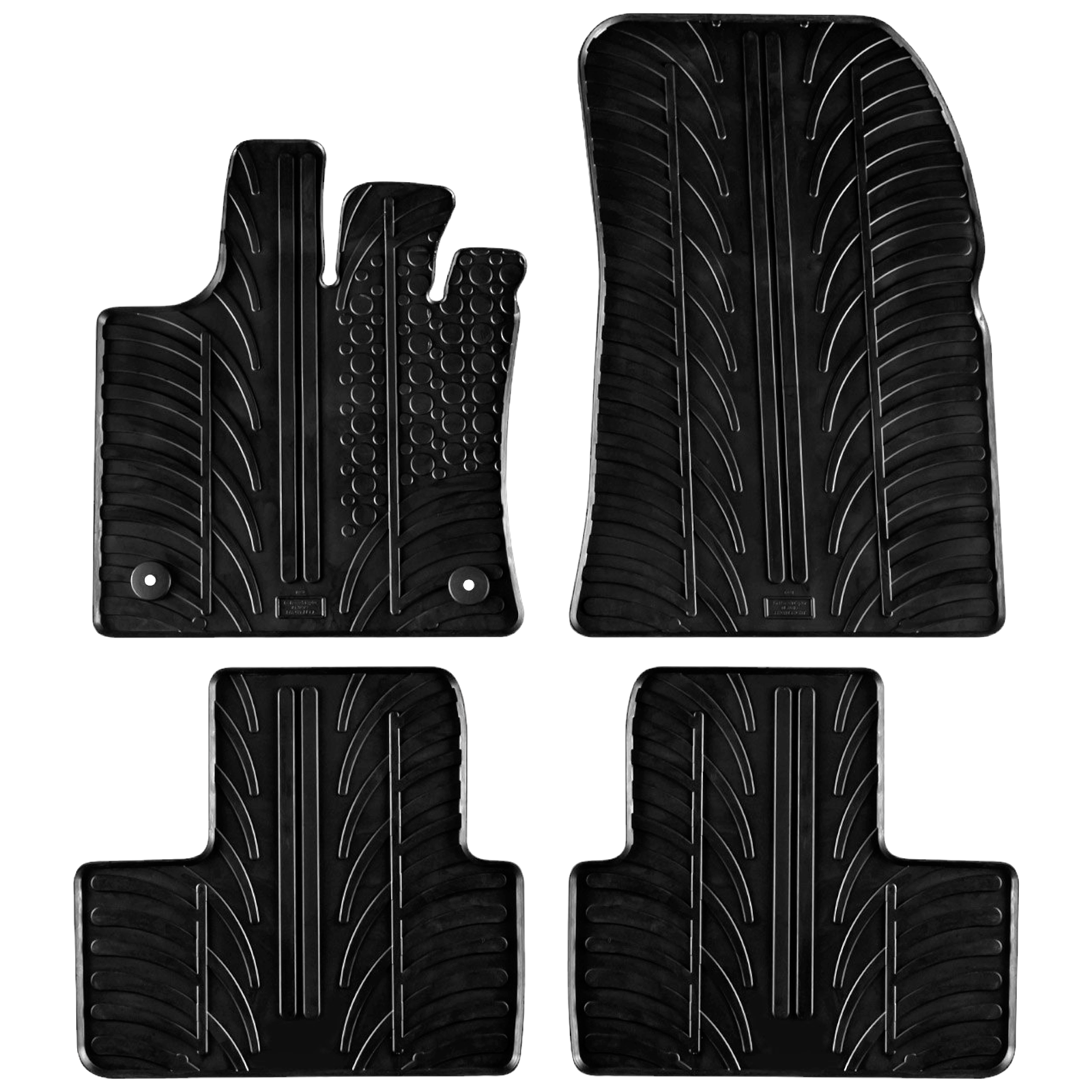For Mitsubishi ASX 2023-2024 Car Floor Mats Rubber All Weather Heavy Duty Liners