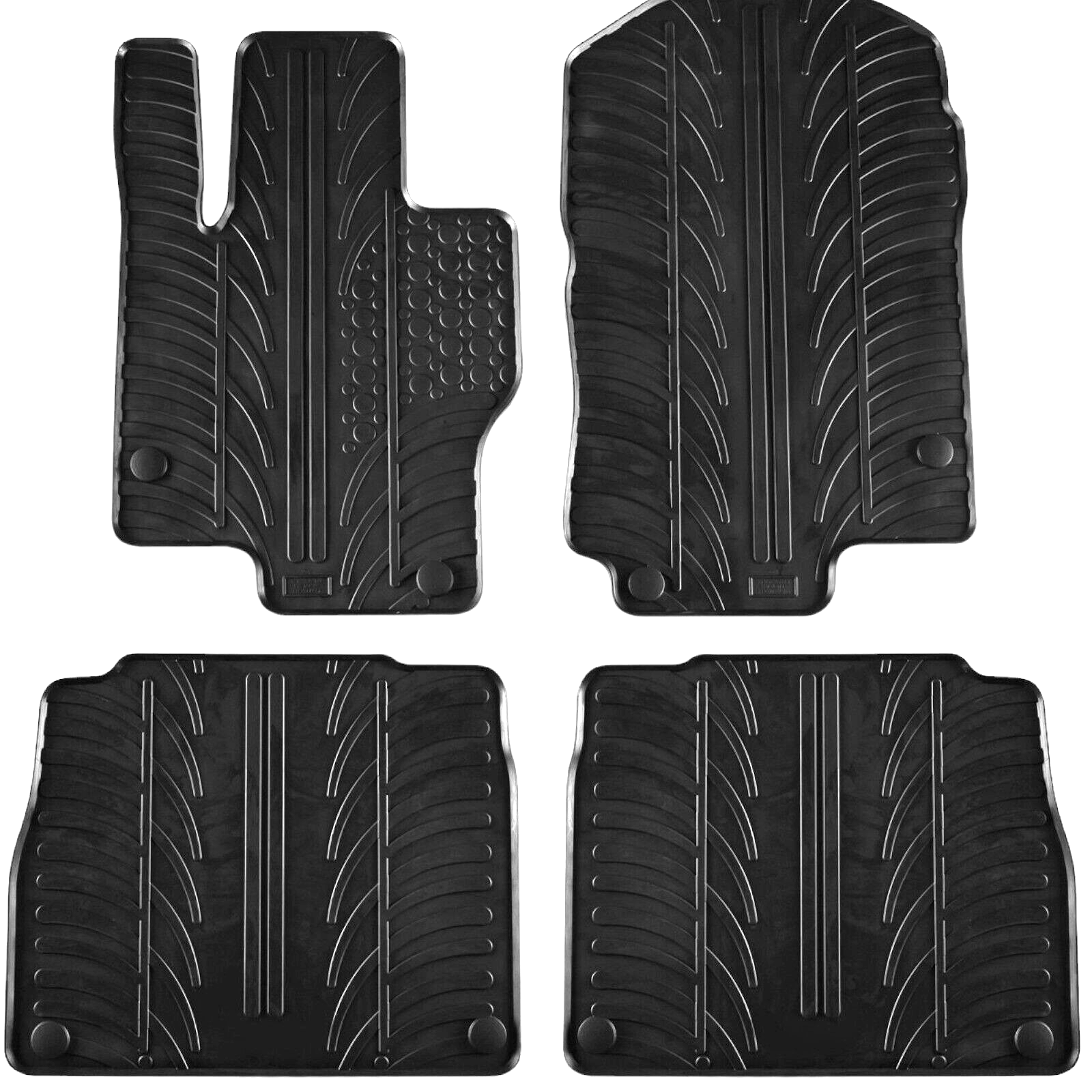 For Mercedes GLS 2020-2024 Car Floor Mats Rubber All Weather Heavy Duty Liners