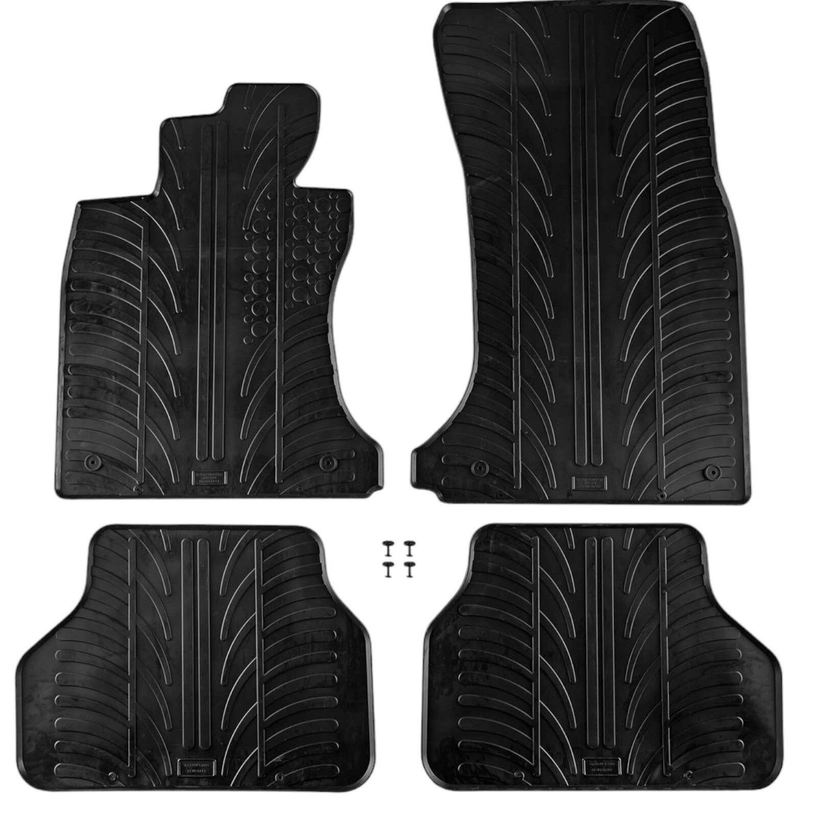 For BMW 5 E60 E61 2003-2010 Car Floor Mats Rubber All Weather Heavy Duty Liners