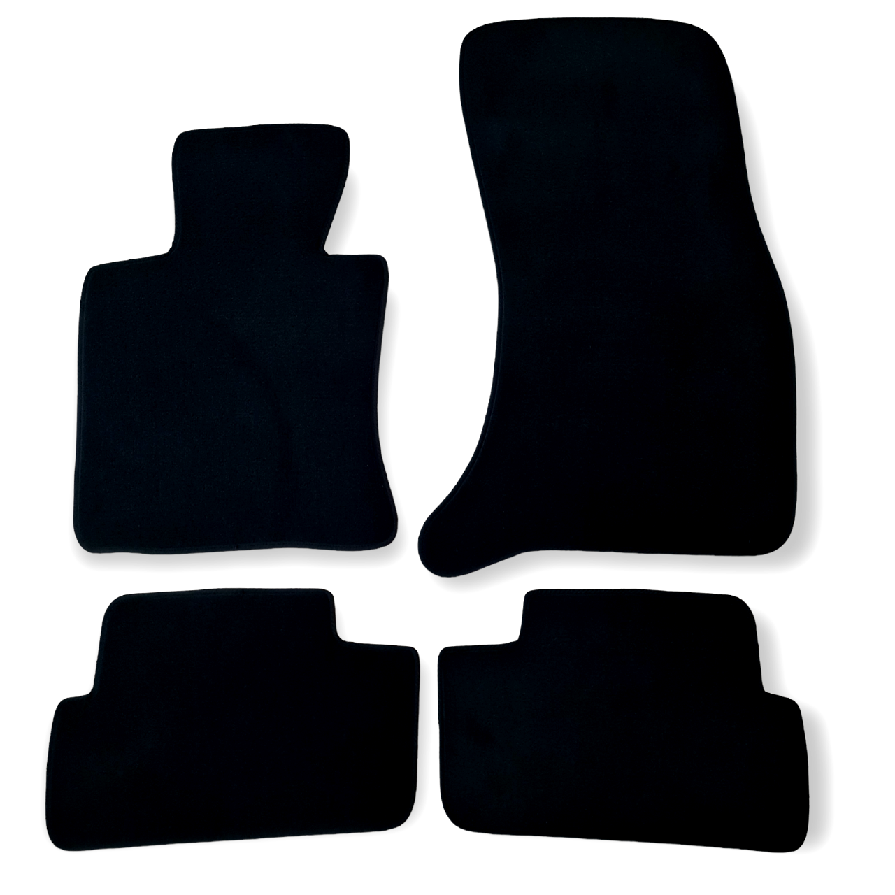 For BMW 6 Carpet Car Floor Mats 2004-2011 OEM Quality Velour Auto Rugs Liners
