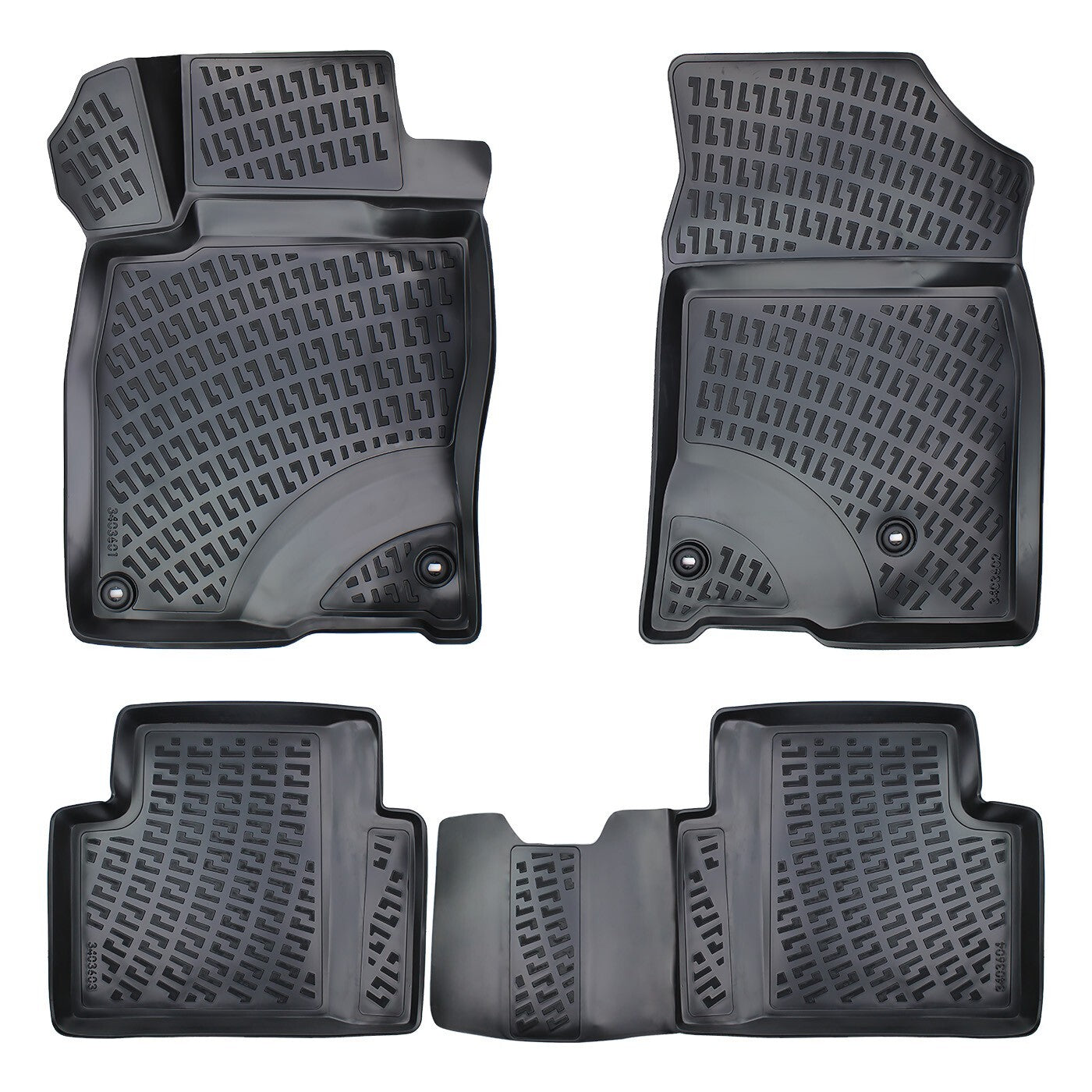 Floor Mats Liners For Honda Civic 2016-2021 SD All Weather Heavy Duty Car Rugs