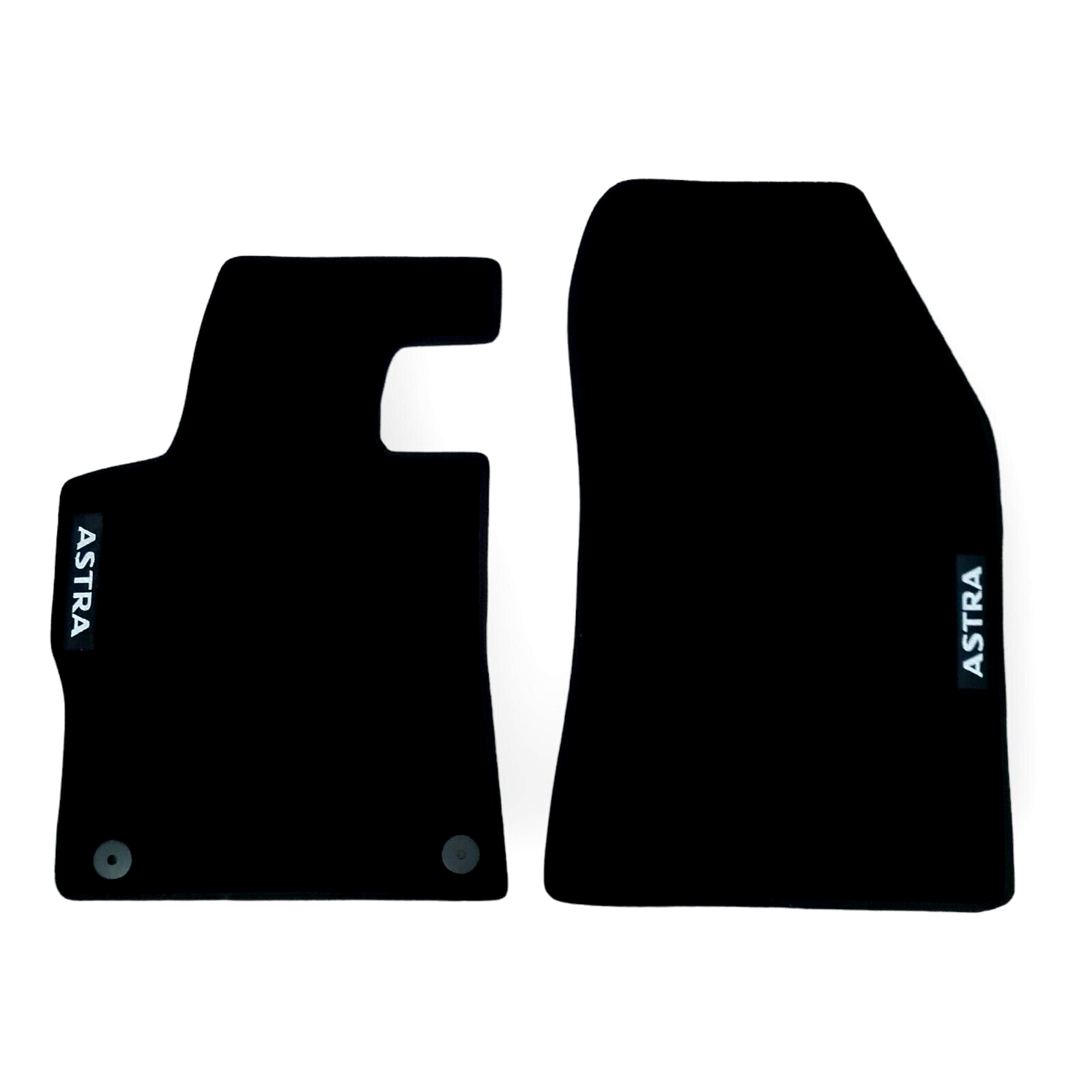 Front Car Floor Mats Velour For Opel Astra L Waterproof Black Carpet Liners 2pcs