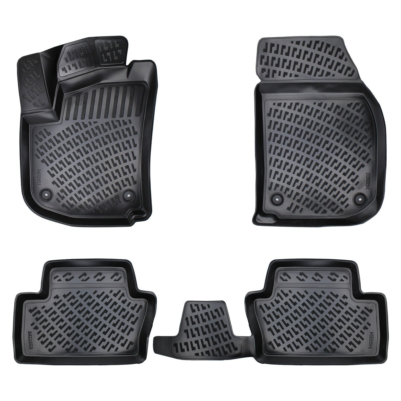 Car Floor Mats Liners For Opel Zafira B 2005-2014 All Season Heavy Duty Rugs New