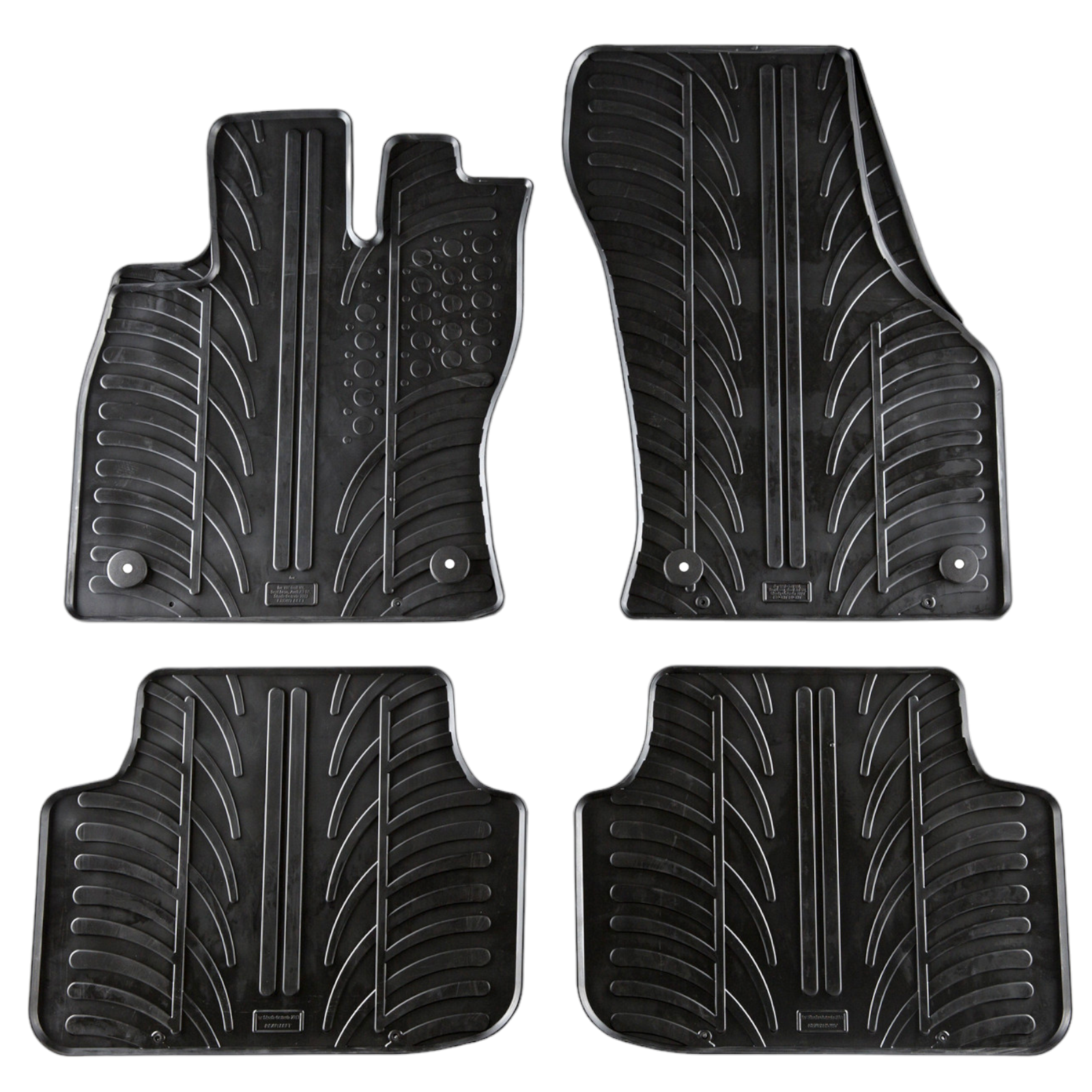 For Skoda Octavia 2012-2019 Car Floor Mats Rubber All Weather Heavy Duty Liners