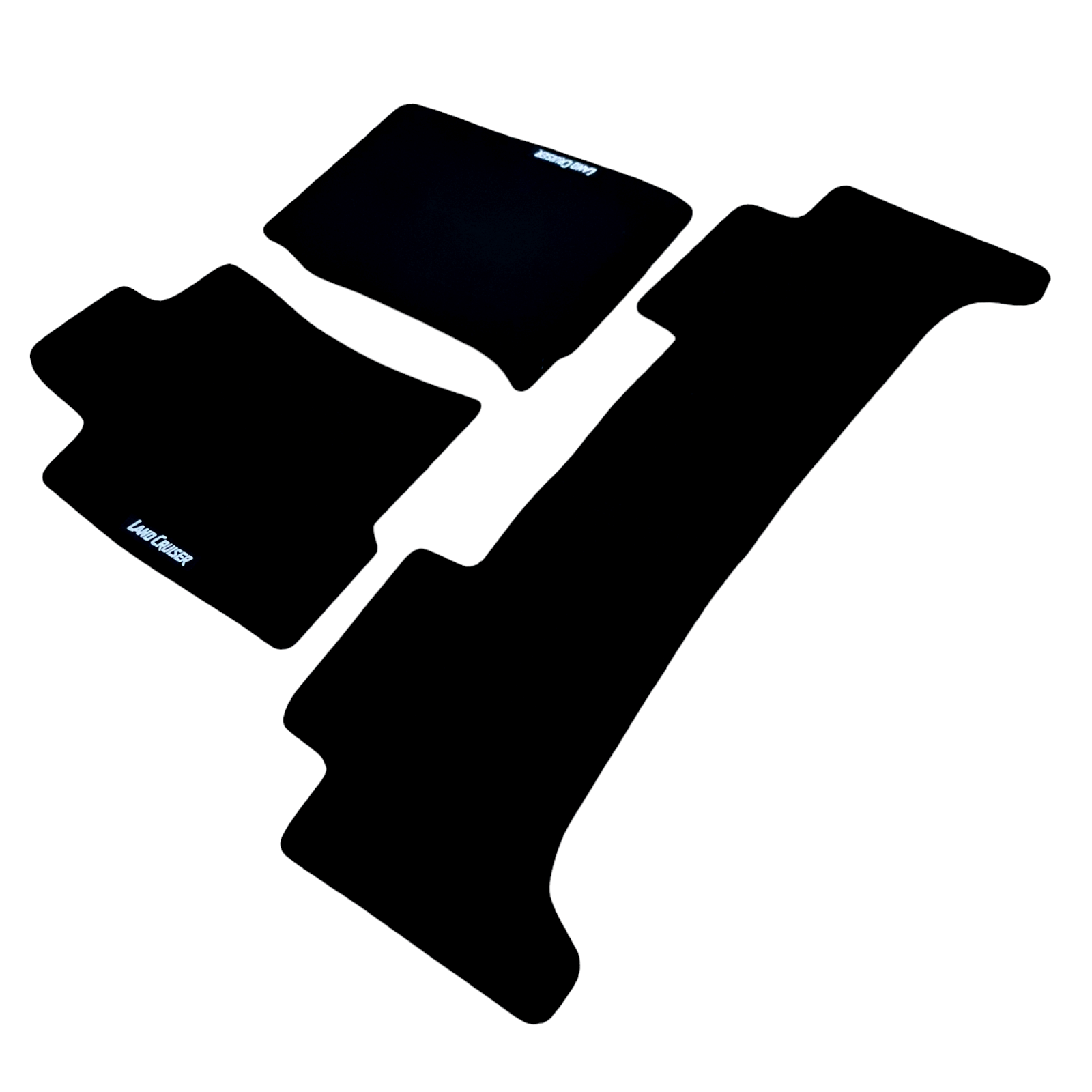Car Floor Mats For Toyota Land Cruiser Waterproof Velour Auto Liners Black Rugs