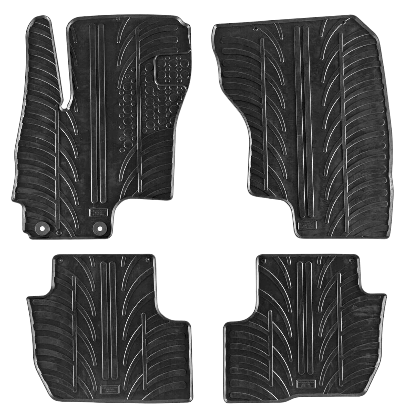 Rubber Floor Mats For Mitsubishi Outlander All Weather Heavy Duty Car Liners New