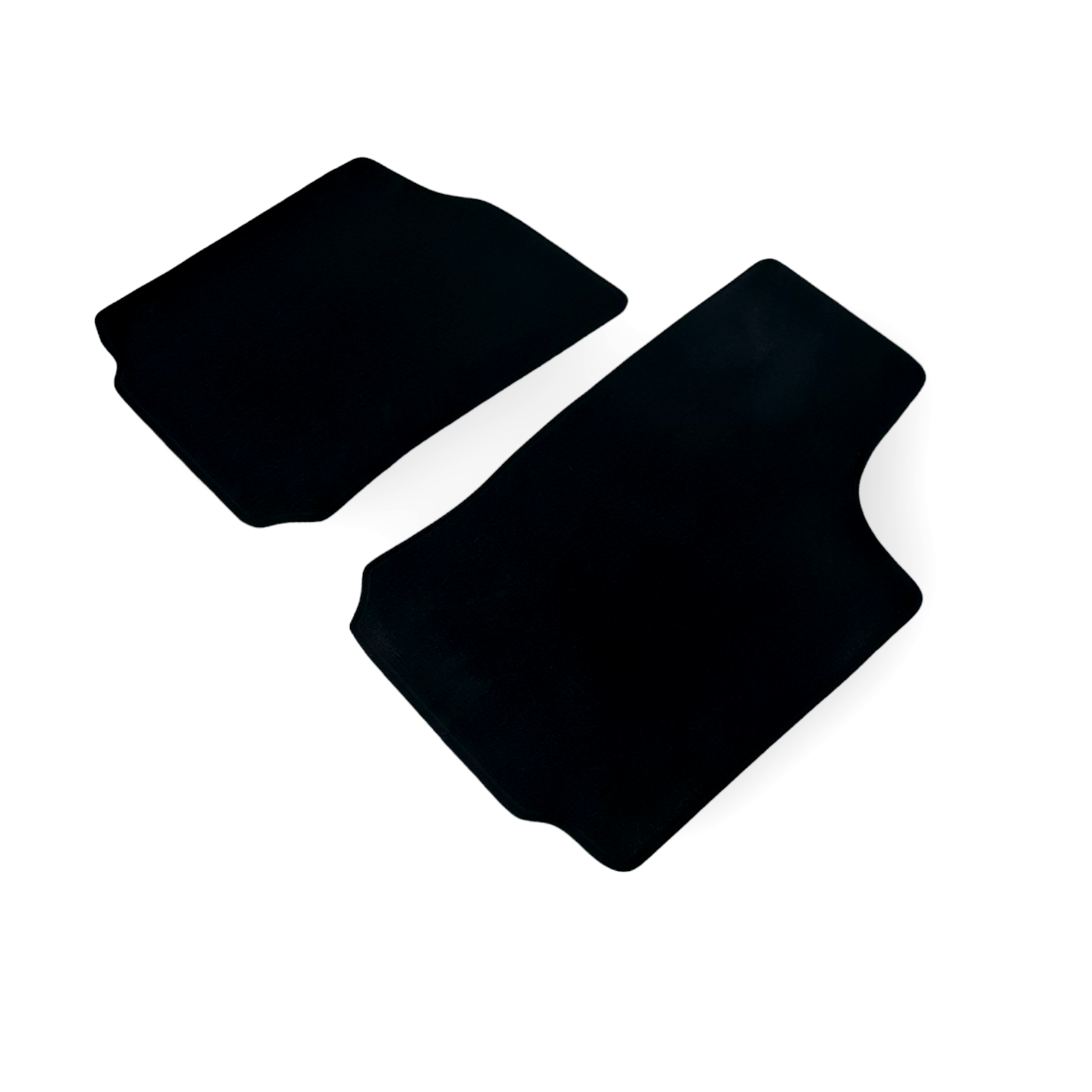 Front Car Floor Mats Velour For Opel Tigra Waterproof Black Carpet Liners 2pcs
