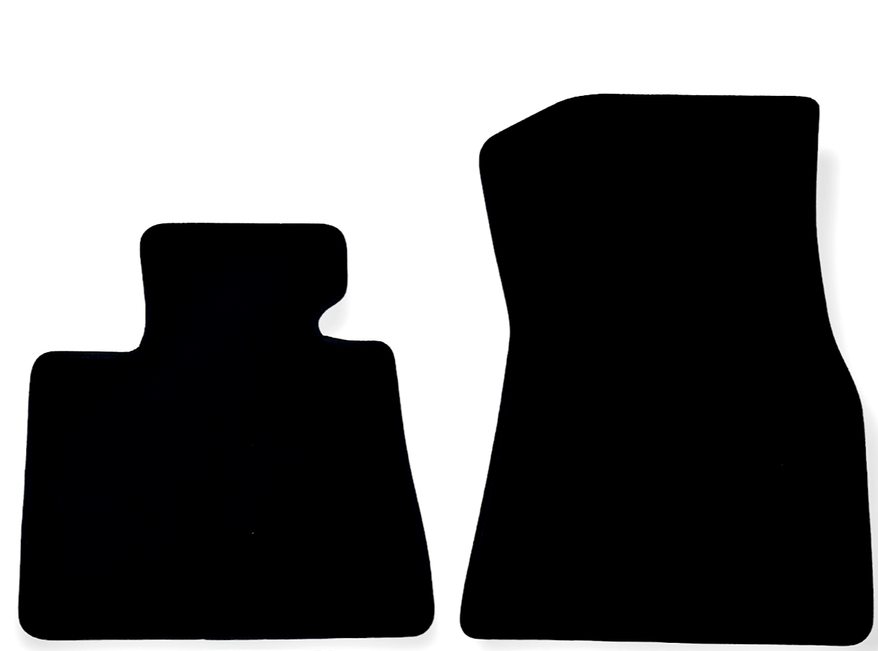 Front Car Floor Mats Velour For BMW X5 G05 Waterproof Black Carpet Liners 2pcs