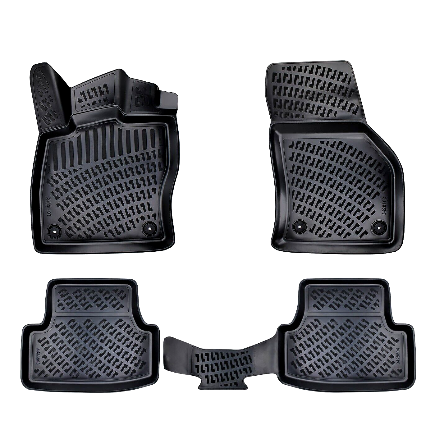 Car Floor Mats Liners For VW Jetta 2019-2025 3D Heavy Duty All Season Auto Rugs
