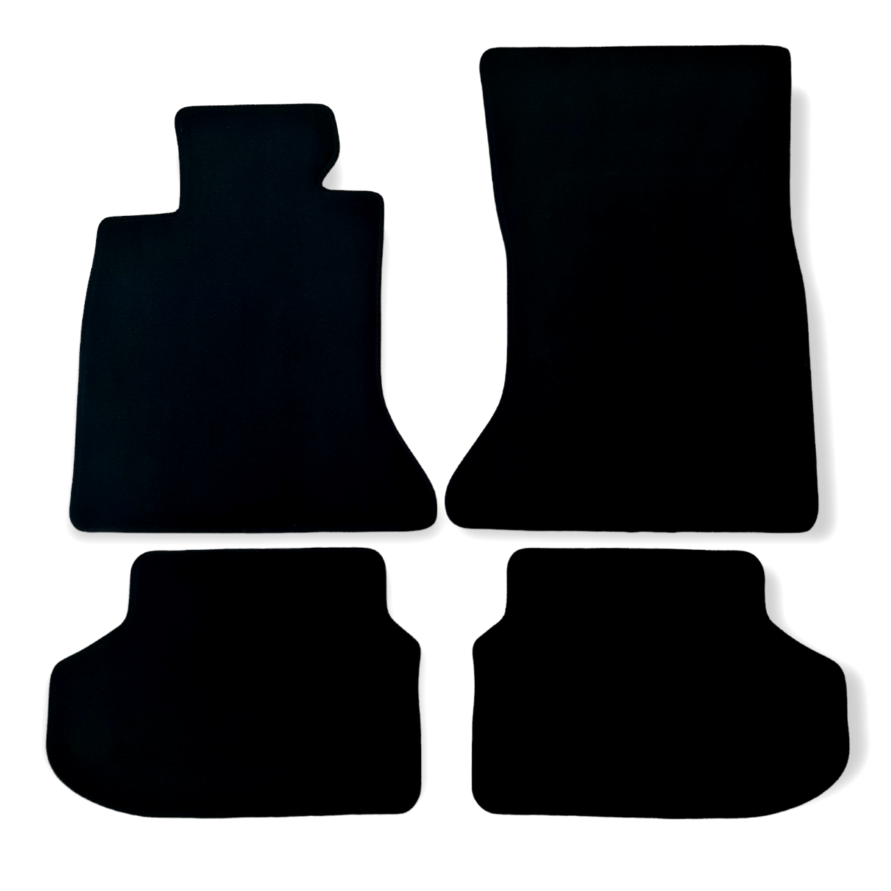 Car Floor Mats For BMW 5 M5 F10 Velour Waterproof Black Carpet Auto Liners New