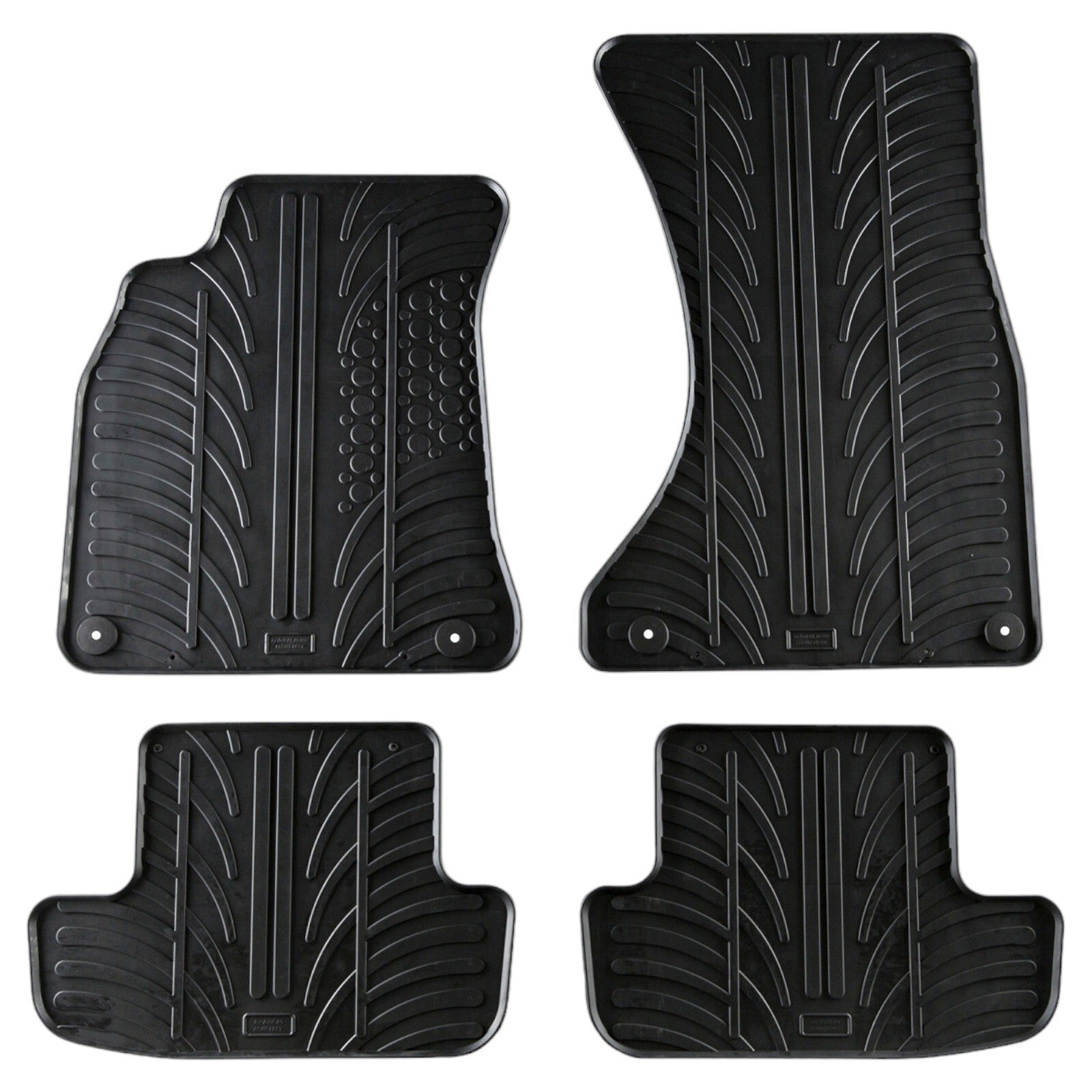 For Audi A5 Coupe 2007-2016 Car Floor Mats Rubber All Weather Heavy Duty Liners