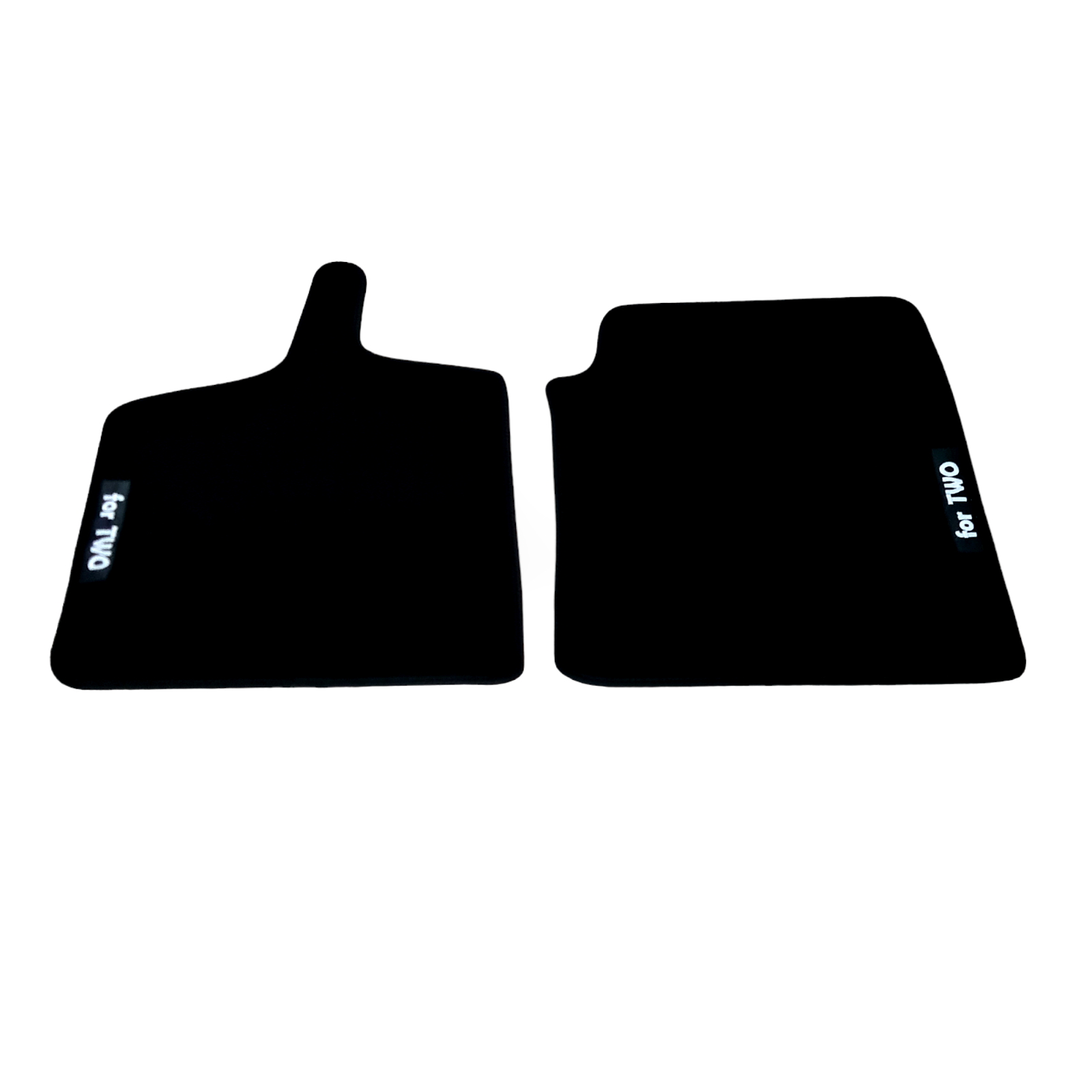 Car Floor Mats Velour For Smart For Two Waterproof Black Carpet Auto Liners New