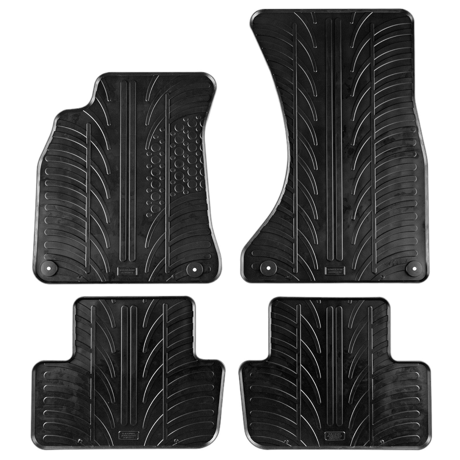 Rubber Car Floor Mats For Audi A5 S5 RS5 All Weather Heavy Duty Rugs Auto Liners