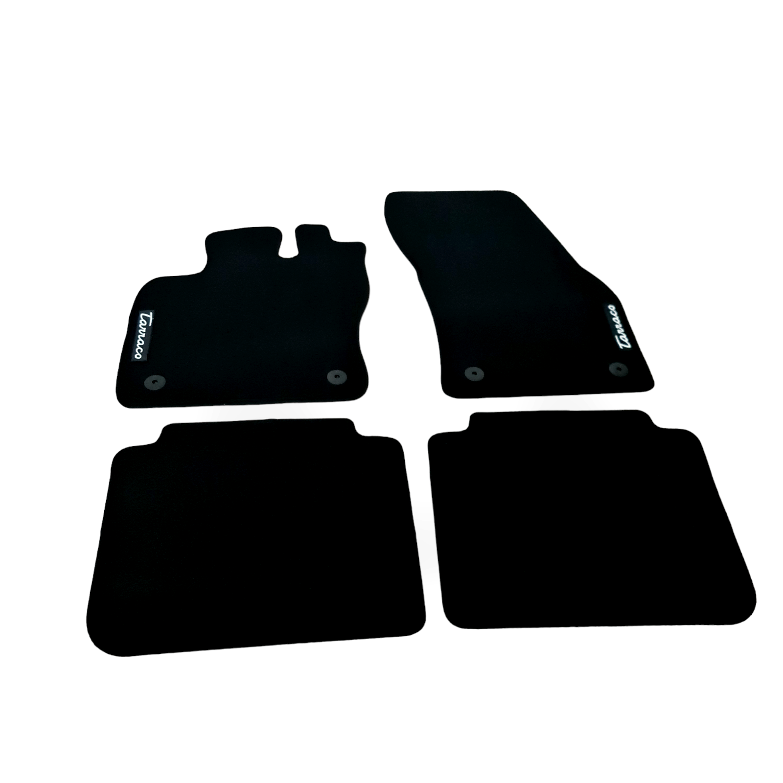Car Floor Mats Velour For Seat Tarraco Waterproof Black Carpet Rugs Auto Liners