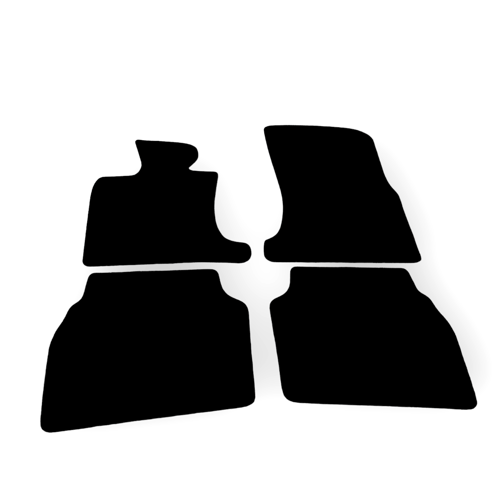 Car Floor Mats For BMW 5 GT F07 Waterproof Black Velour Carpet Rugs Auto Liners