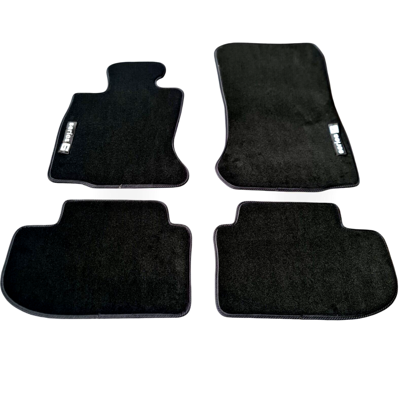 Car Floor Mats Velour For BMW 6 M6 F06 Waterproof Black Carpet Rugs Auto Liners