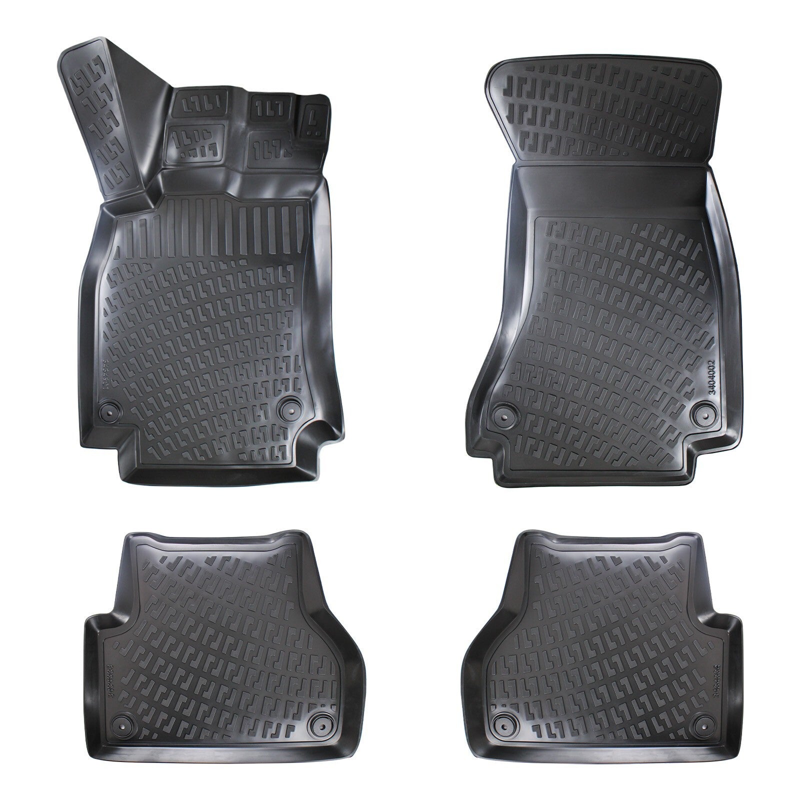 Floor Mats Liners For Audi A4 2007-2015 B8 All Weather Heavy Duty 3D Car Rugs
