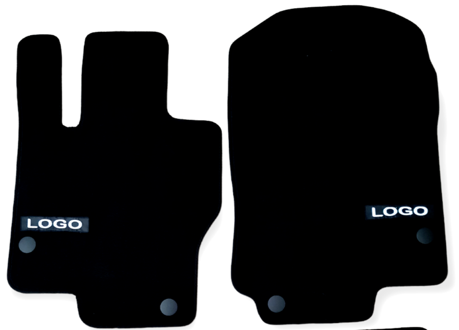 Car Floor Mats Velour for AMG Mercedes GLE Coupe Auto Liners Waterproof 2p Front