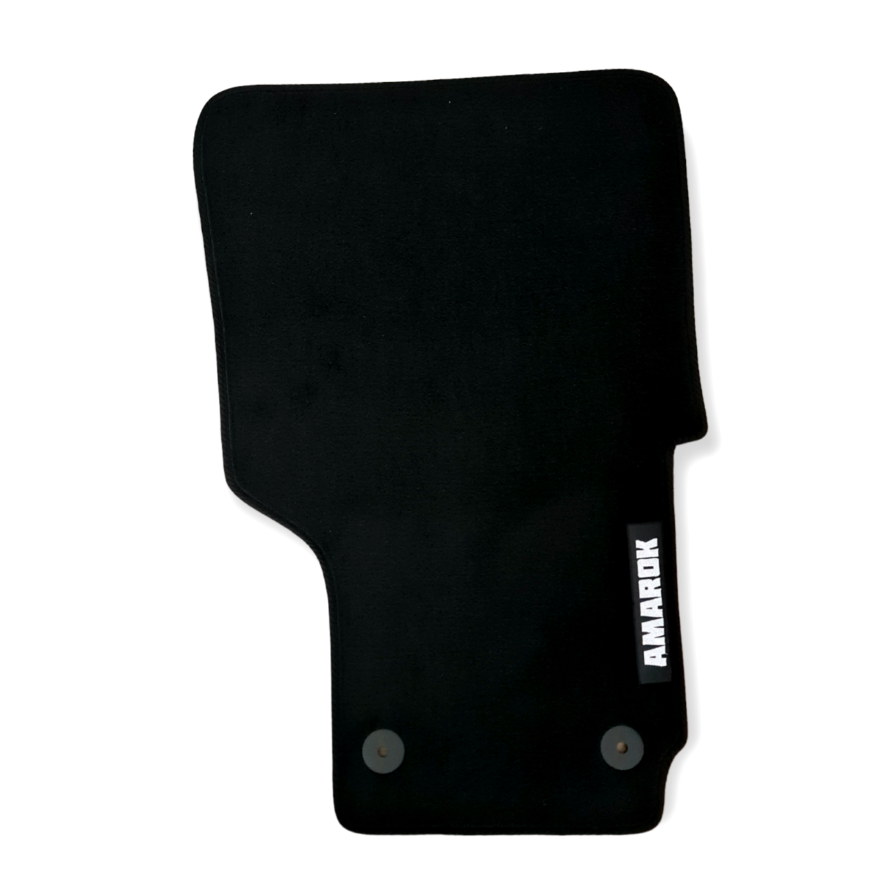 Front Car Floor Mats Velour For VW Amarok Waterproof Black Carpet Auto Liners 2p