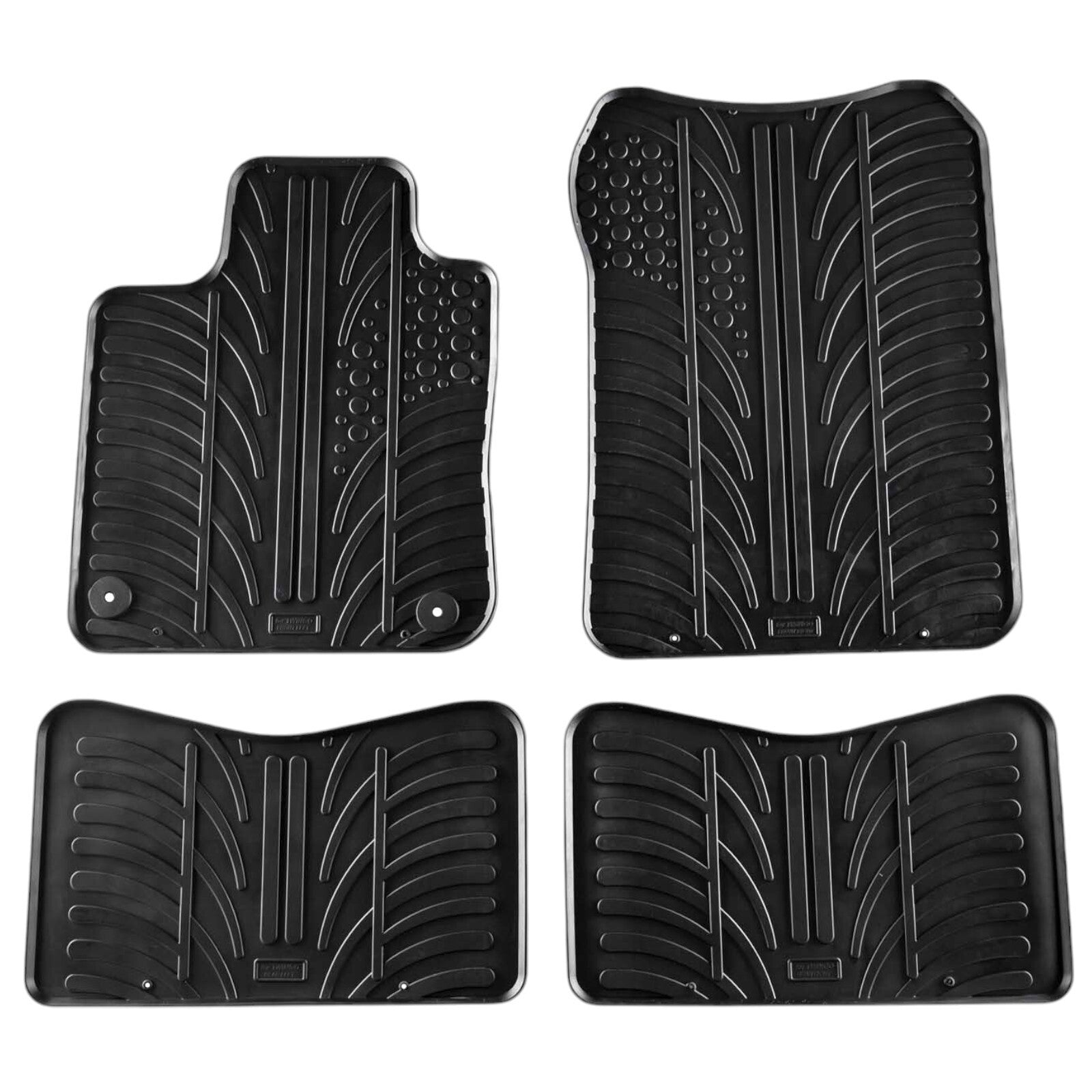 Rubber Car Floor Mats For Renault Twingo MK2 All Weather Heavy Duty Auto Liners