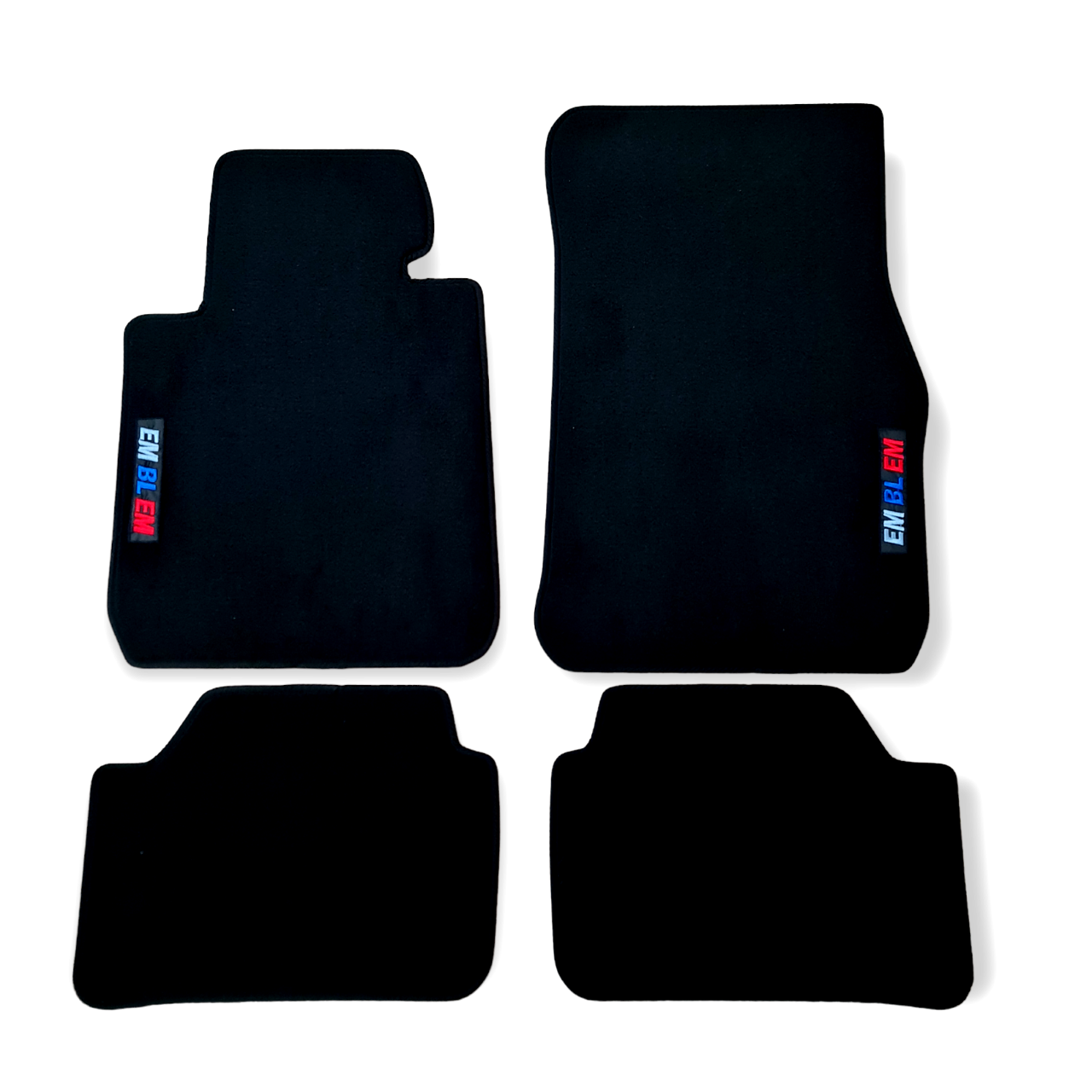 Car Floor Mats Velour For BMW 1 M1 F20 Waterproof Black Carpet Auto Liners New