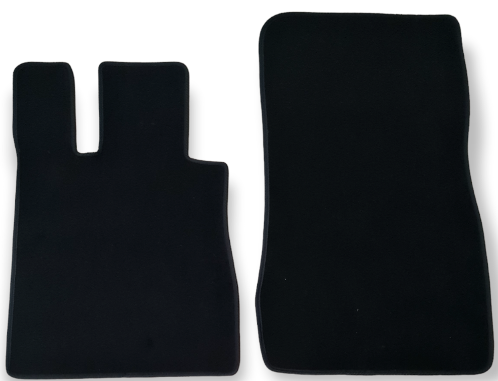 Front Car Floor Mats Velour For Mercedes S-Class W220 Waterproof Black Liners 2p