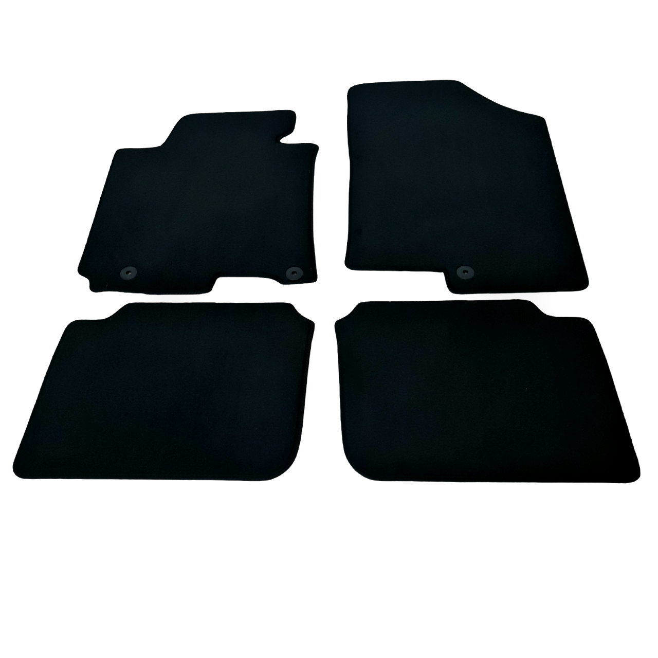 Car Floor Mats For Velour Hyundai Elantra Waterproof Black Carpet Auto Liners
