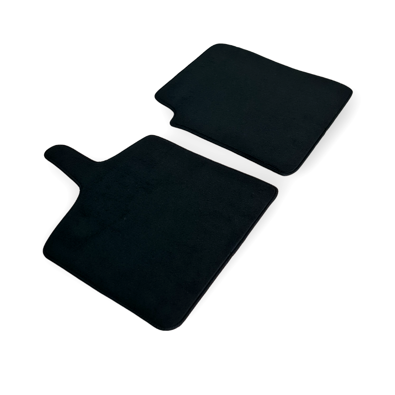 Car Floor Mats For Smart For Two Velour Waterproof Black Carpet Auto Liners New