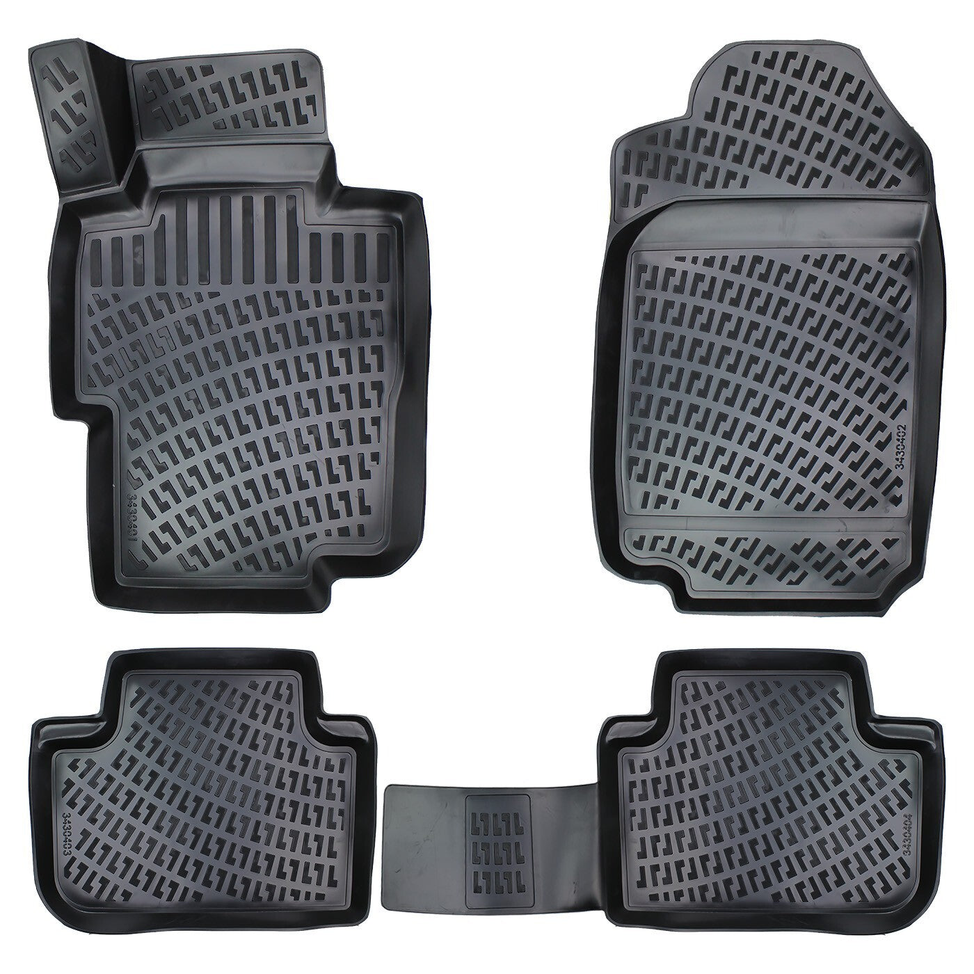 Floor Mats Liners For Honda Accord 2002-2007 All Weather Heavy Duty 3D Car Rugs