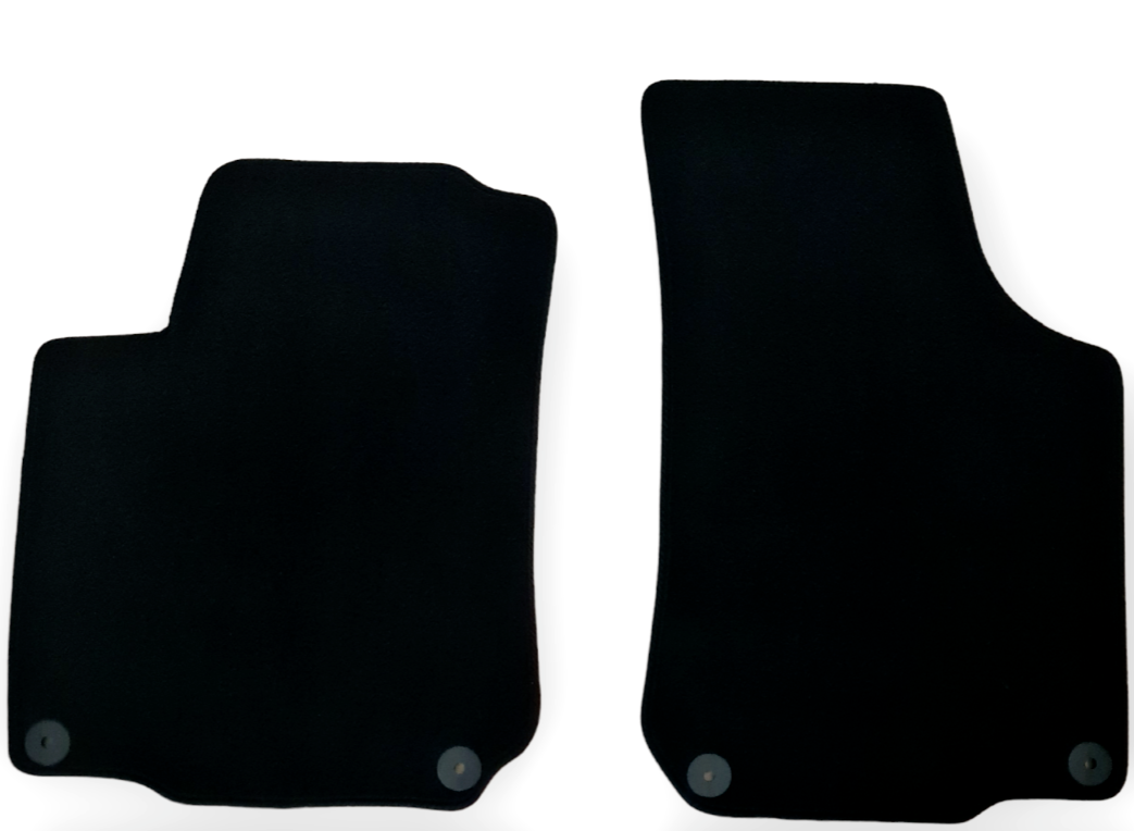 Front Car Floor Mats Velour For VW Golf MK4 Waterproof Carpet Auto Liners 2pcs