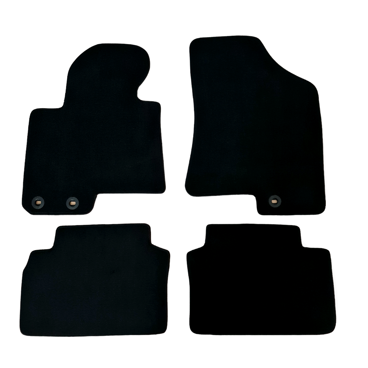 Car Floor Mats Velour For Hyundai Tucson Waterproof Black Carpet Auto Liners New