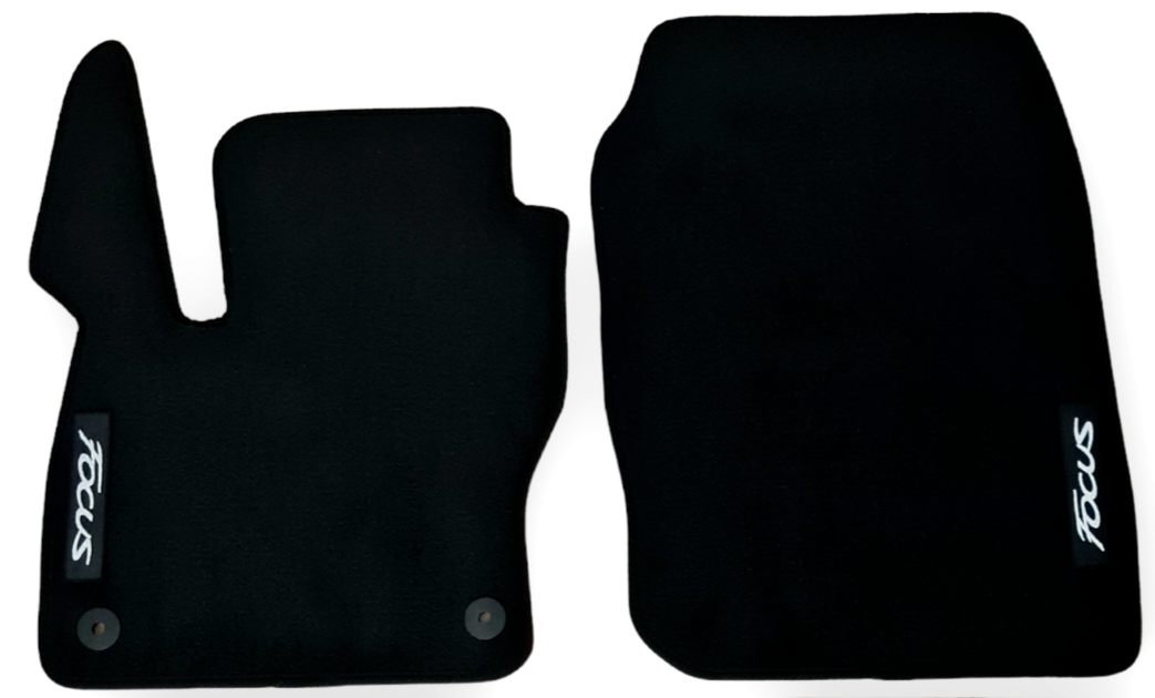 Front Car Floor Mats For Ford Focus Velour Waterproof Carpet Rugs Auto Liners 2p