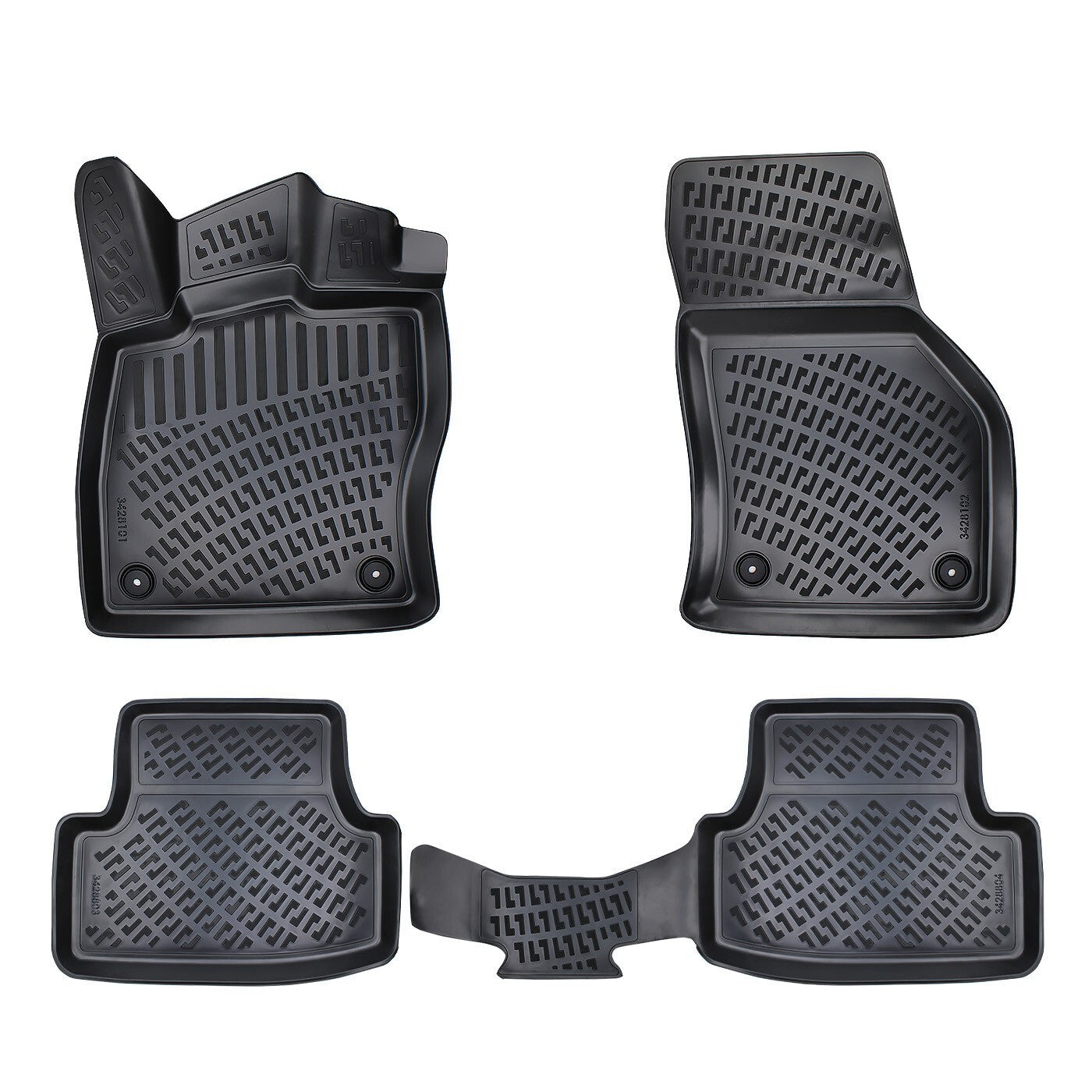 Floor Mats Liners For VW Volkswagen Jetta 2019-2025 All Weather Heavy Duty Rugs