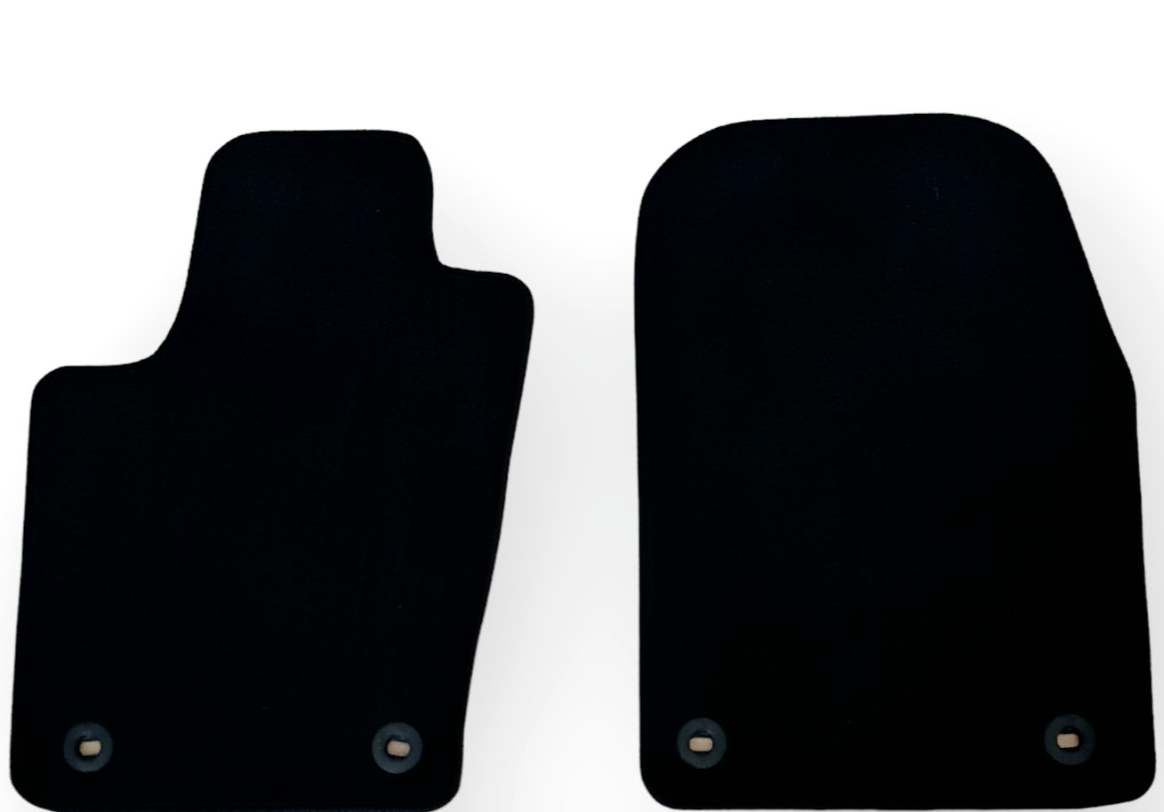 Front Car Floor Mats For Jeep Grand Cherokee Velour Waterproof Carpet Liners 2pc