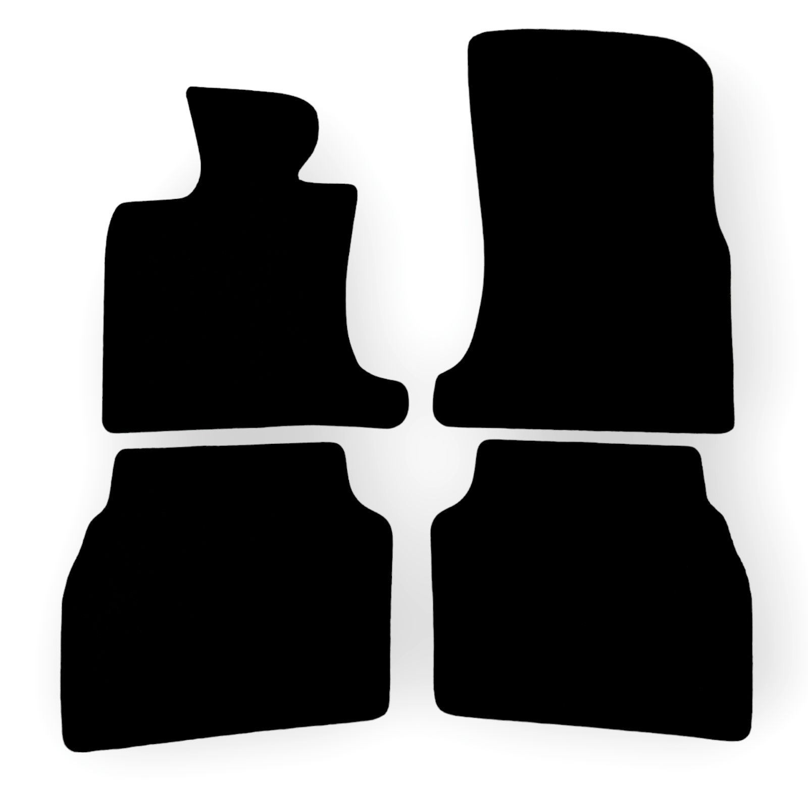 Car Floor Mats For BMW 5 GT F07 Waterproof Black Velour Carpet Rugs Auto Liners