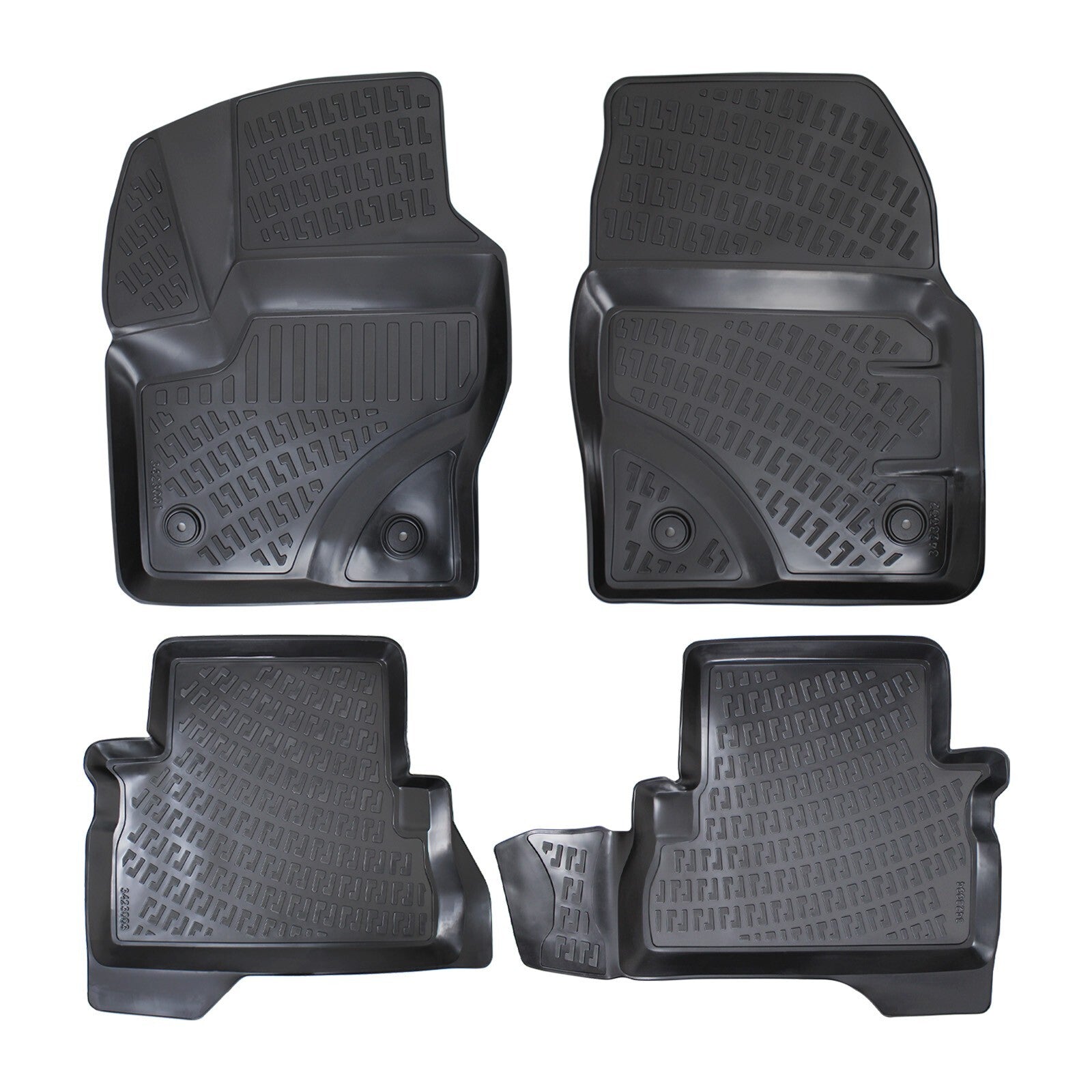 Floor Mats Liners For Ford C-Max 2011-2019 All Weather Heavy Duty 3D Car Rugs