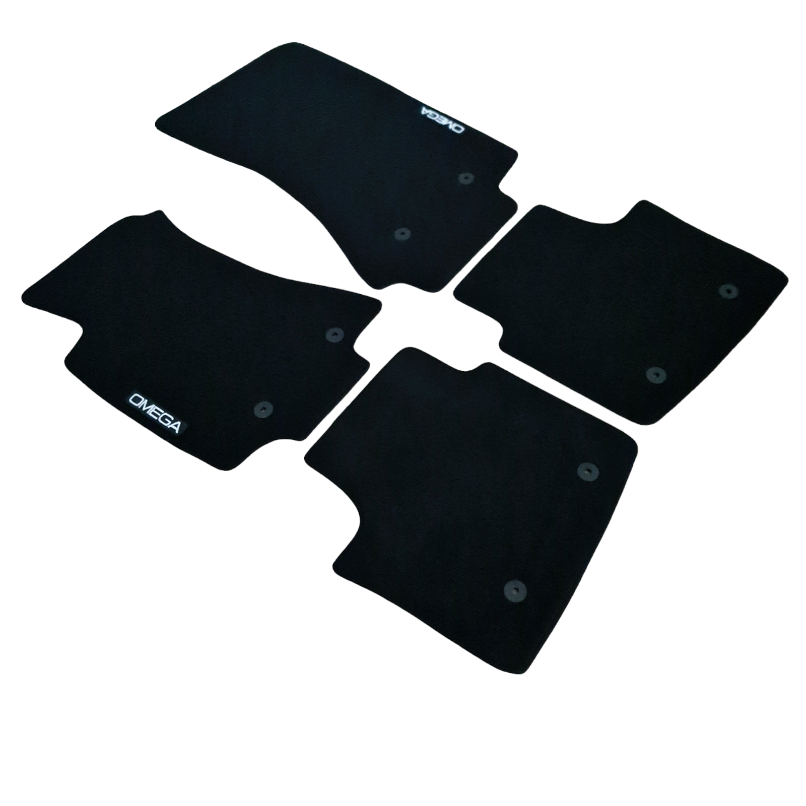 Car Floor Mats Velour For Opel OMEGA Auto Liners Waterproof Black Carpet Rugs