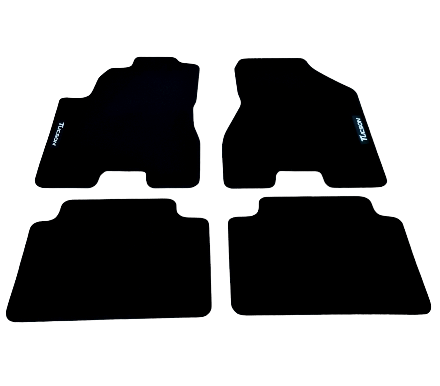 Car Floor Mats Velour For Hyundai Tucson Waterproof Black Carpet Auto Liners New