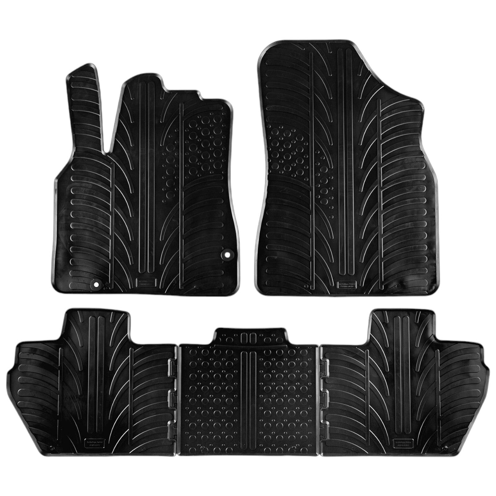 Rubber Car Floor Mats For Peugeot Partner All Weather Heavy Duty Auto Liners New